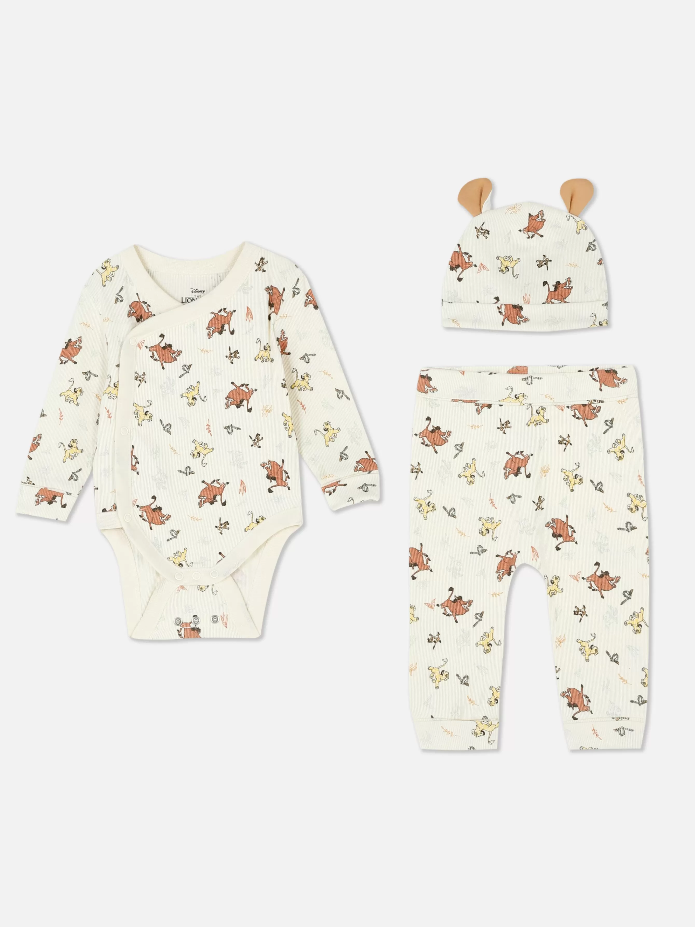 Sale Primark Ensemble Trois Pièces Disney Le Roi Lion 30e Anniversaire Blanc