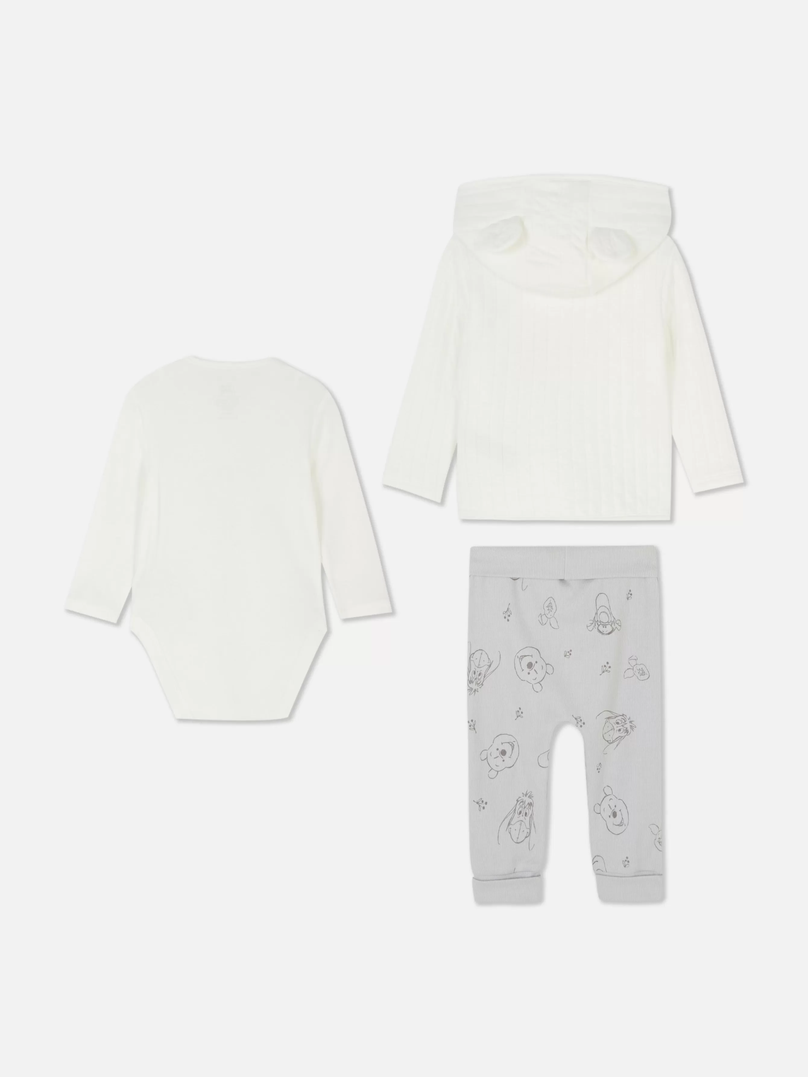 Best Primark Ensemble Veste, Body Et Legging Disney Winnie L'ourson Blanc