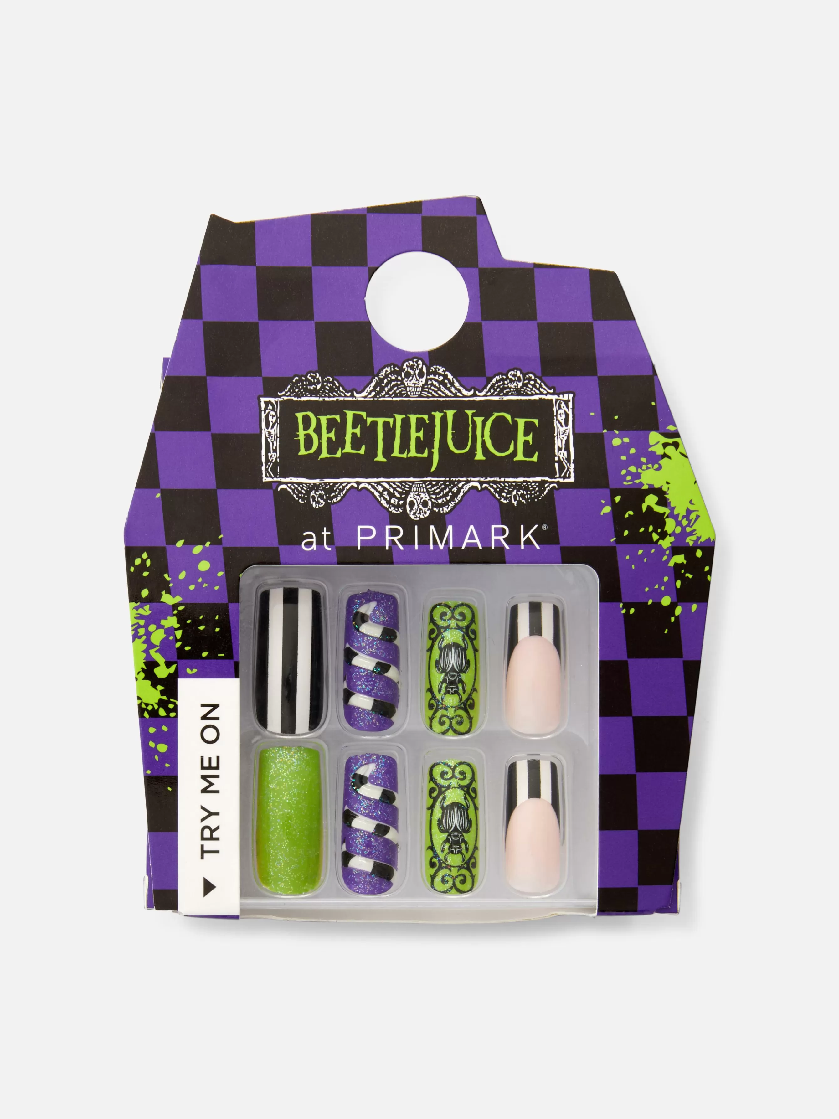 Hot Primark Faux Ongles Beetlejuice Vert