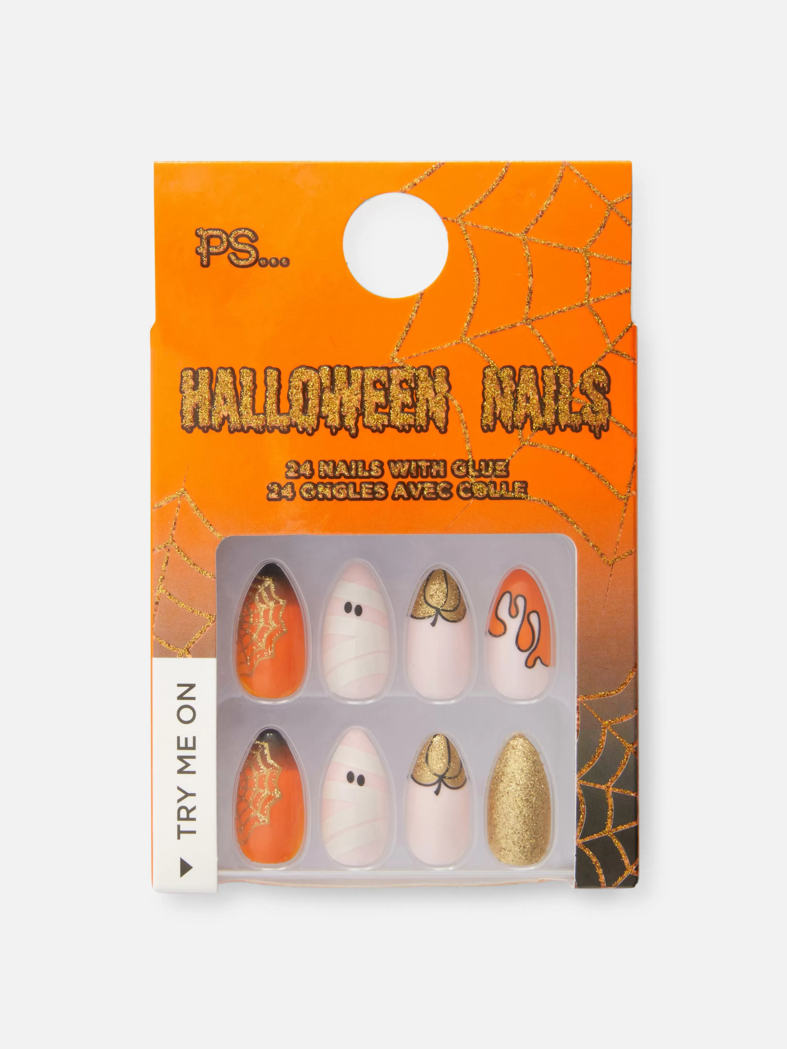 Clearance Primark Faux Ongles D'Halloween PS... Multicolore