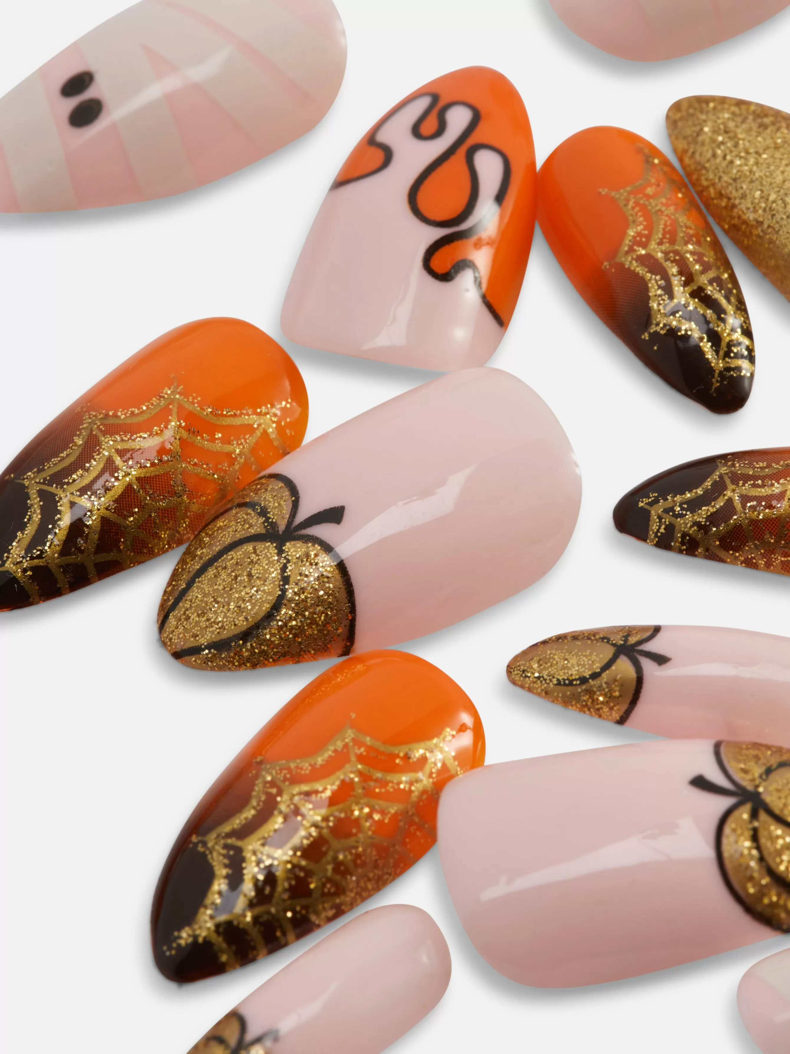 Clearance Primark Faux Ongles D'Halloween PS... Multicolore