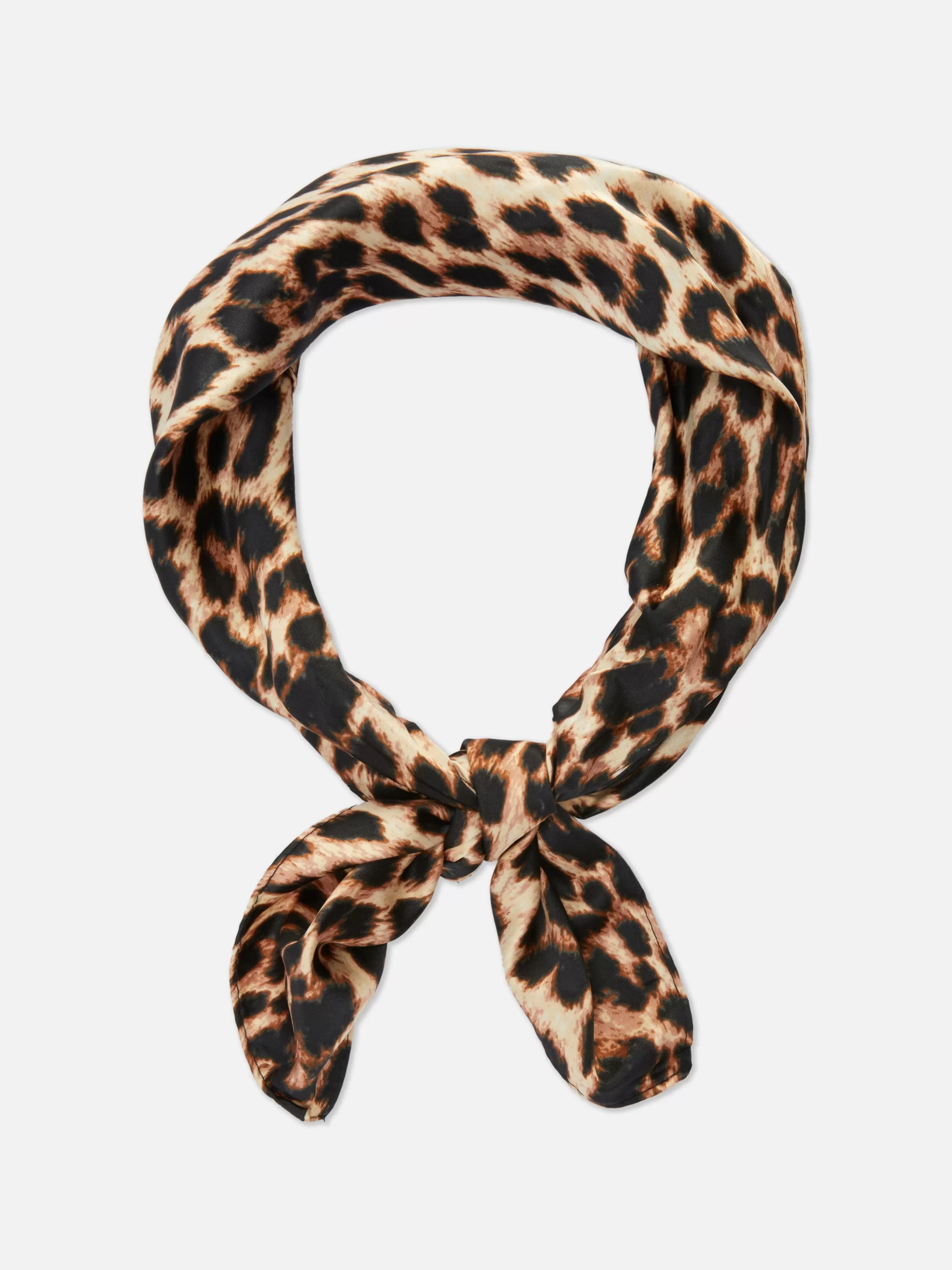 Shop Primark Foulard à Imprimé Cœur Marron