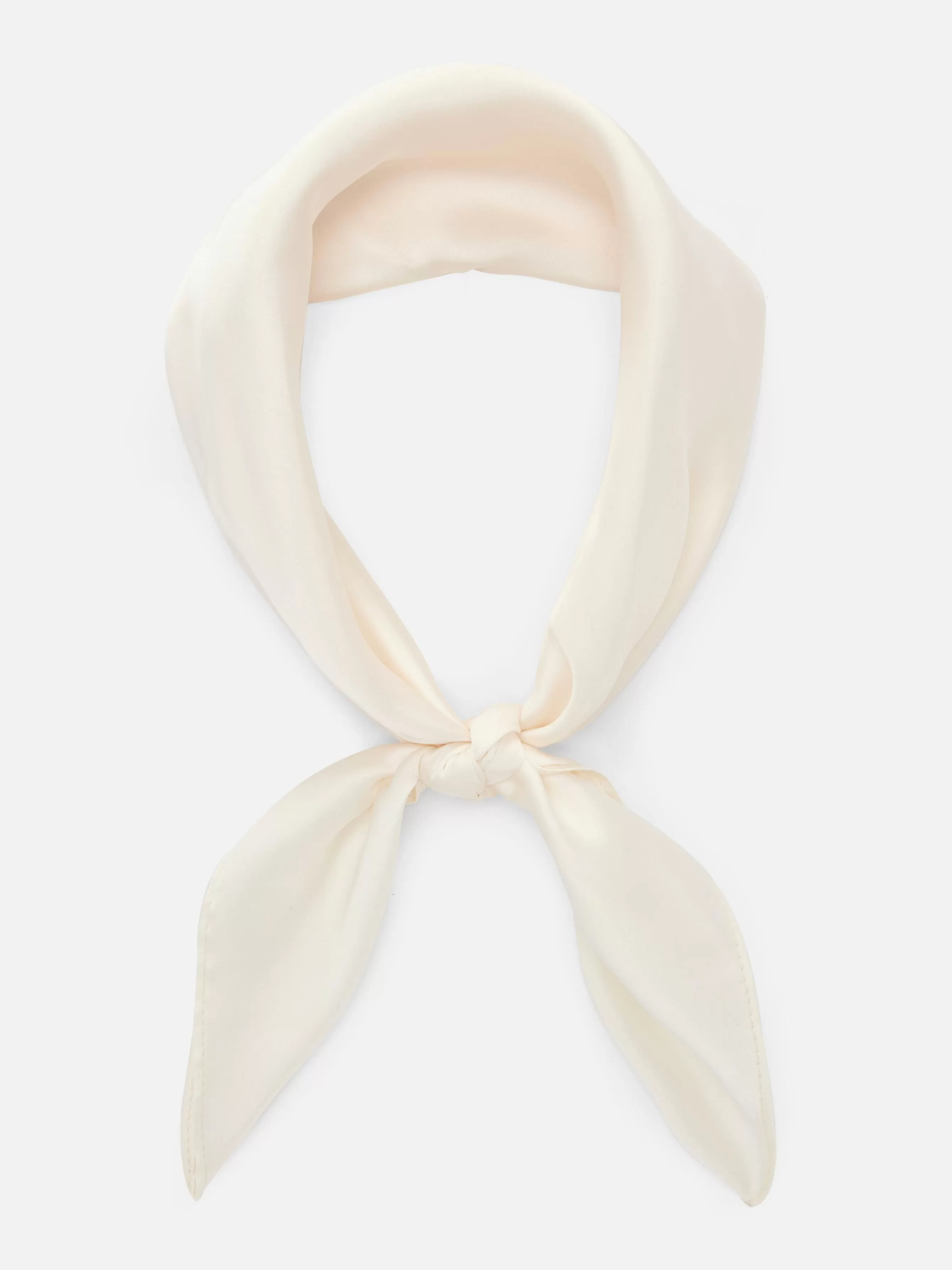 Online Primark Foulard Classique En Satin Écru