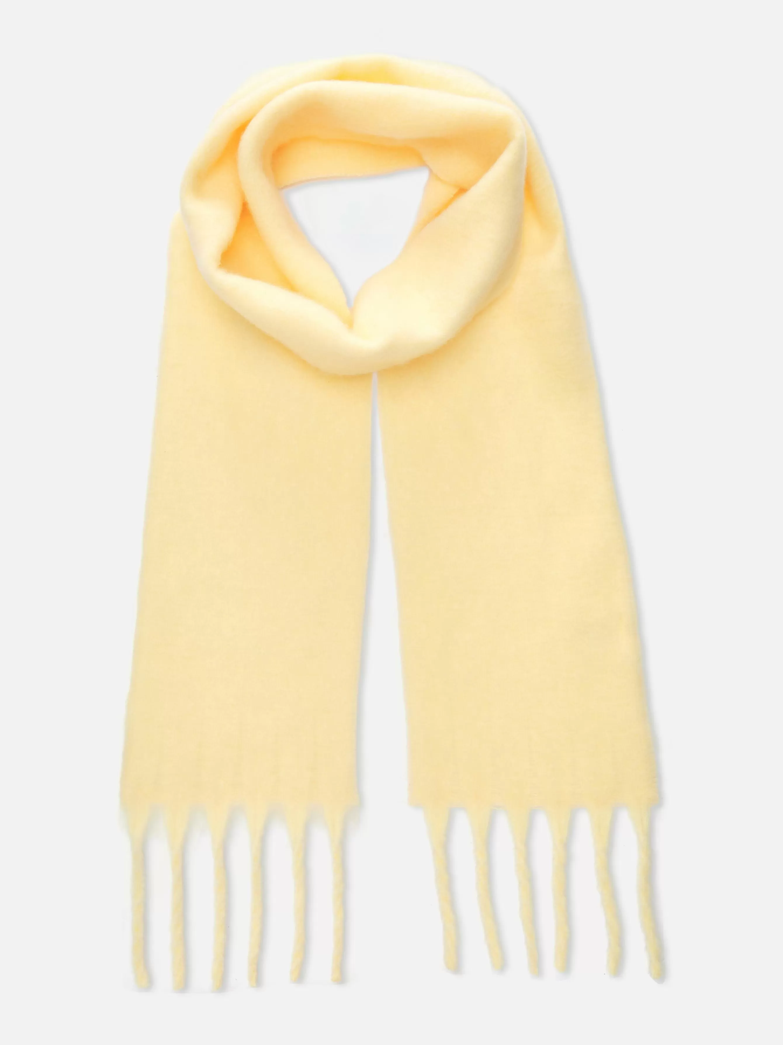 Store Primark Foulard Fin Brossé Doux Jaune