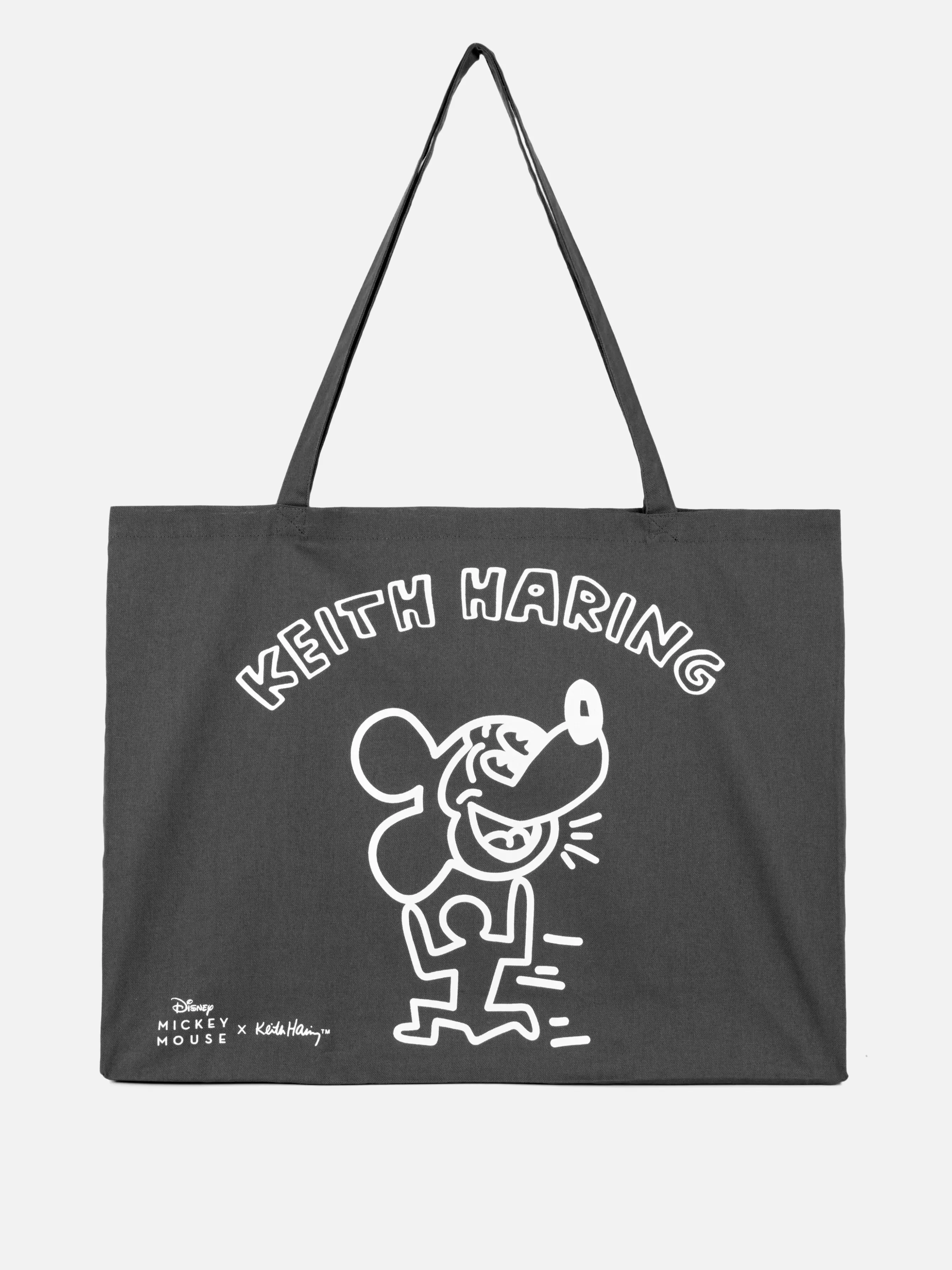 Cheap Primark Fourre-tout XL Disney Mickey Mouse X Keith Haring Gris