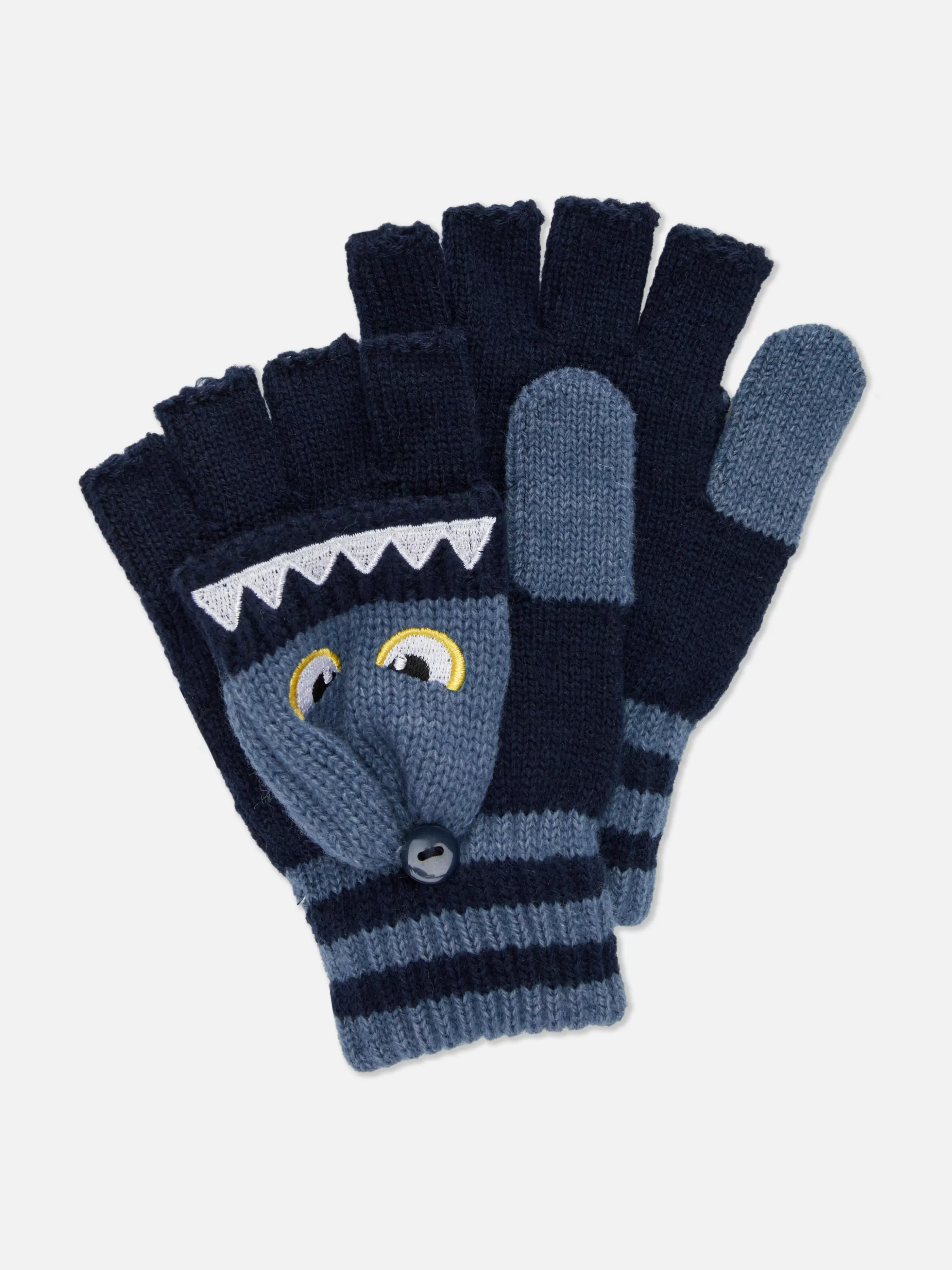 Discount Primark Gants En Maille Brodée Bleu