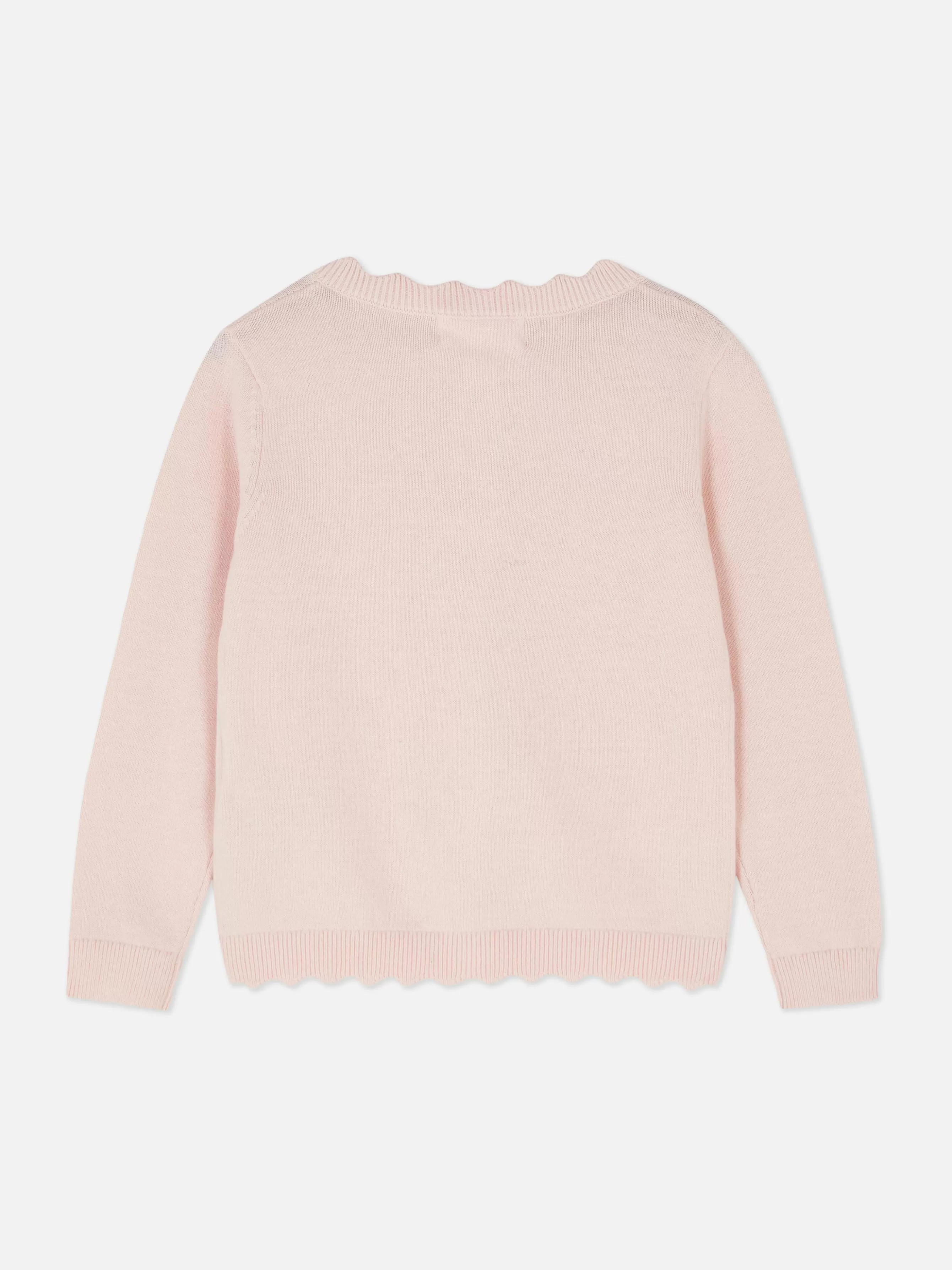 Shop Primark Gilet Boutonné Festonné Rose