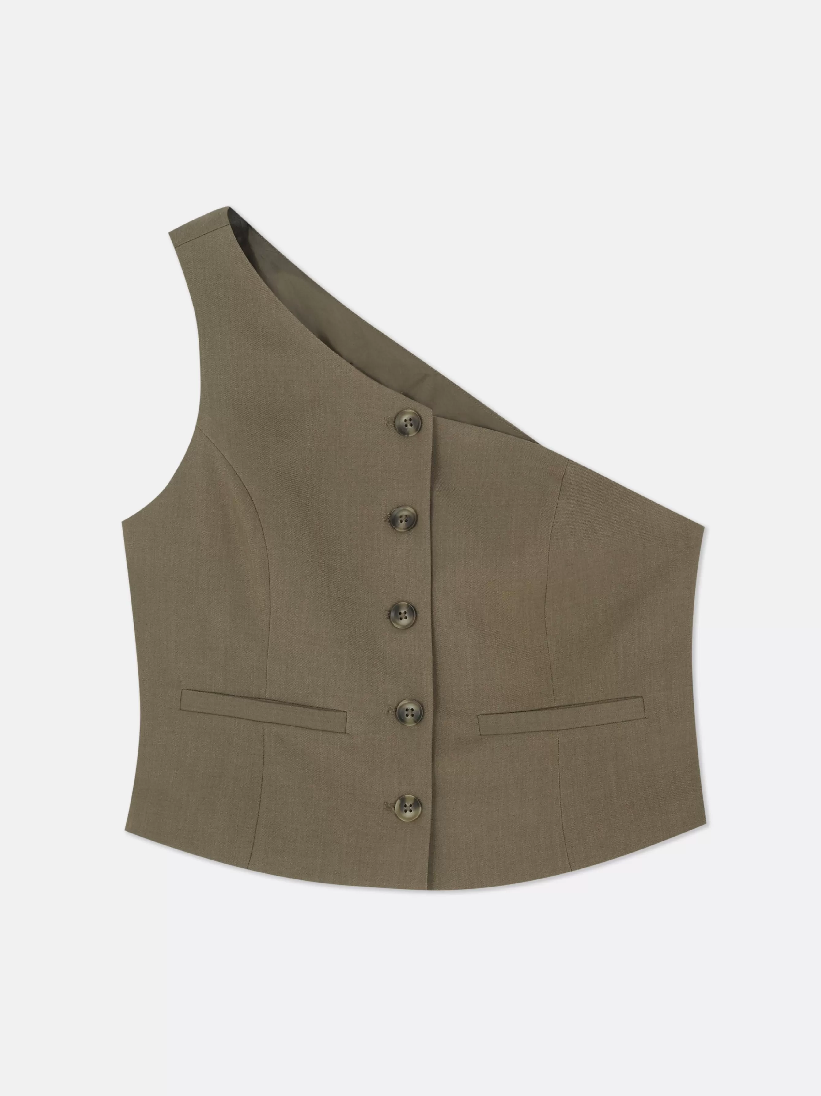 Online Primark Gilet De Costume Asymétrique Rita Ora Marron