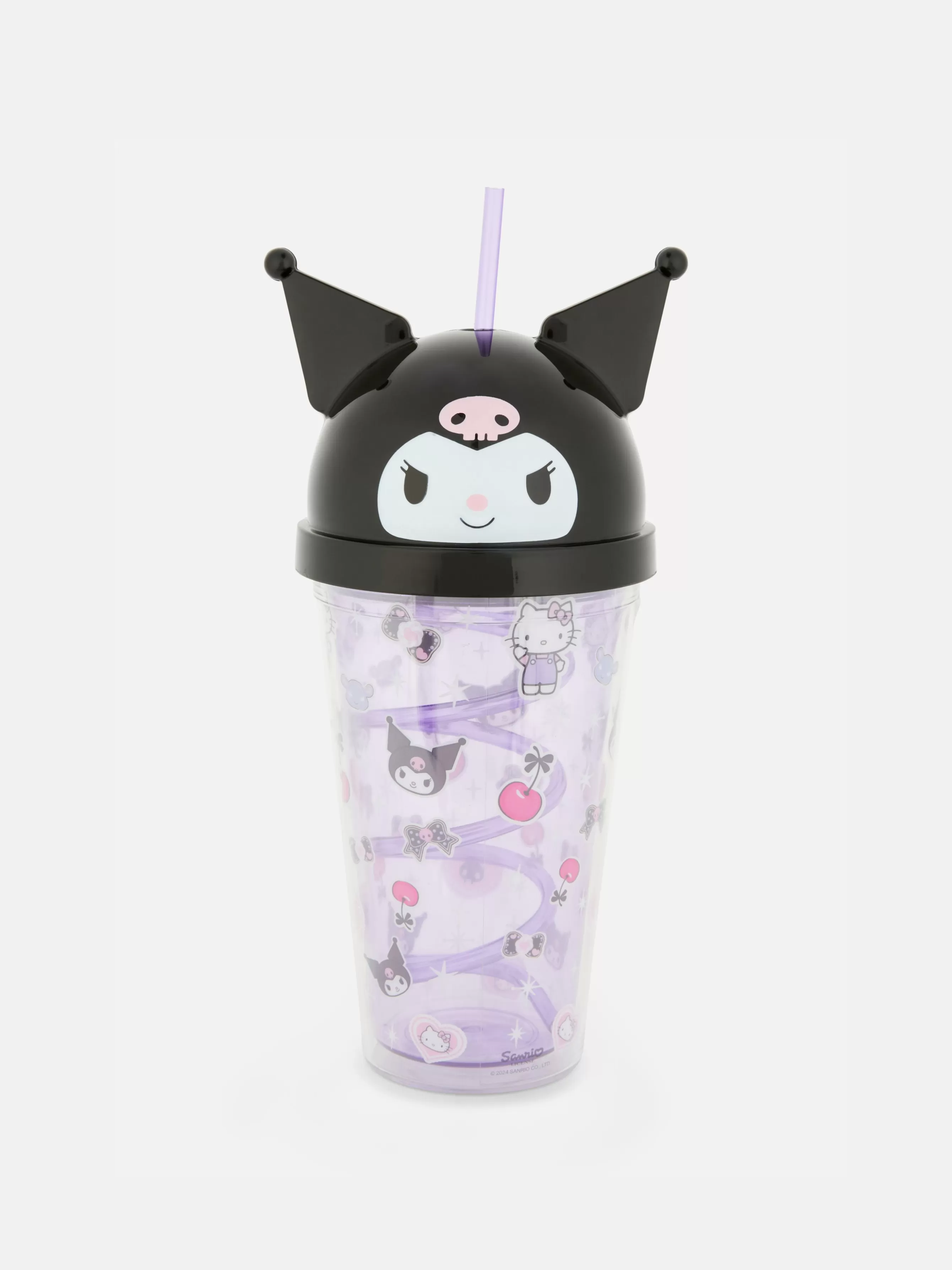 Clearance Primark Gobelet Avec Paille Hello Kitty Kuromi Violet