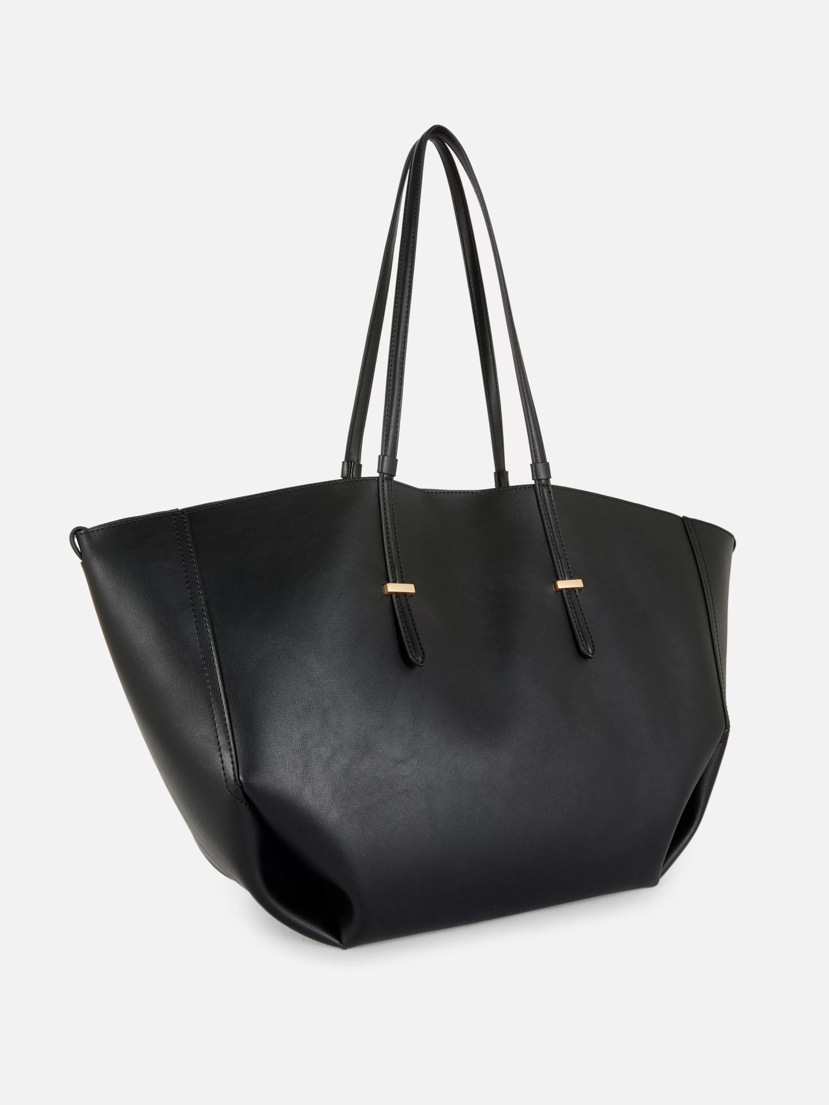 Cheap Primark Grand Fourre-tout En Simili Cuir The Edit Noir