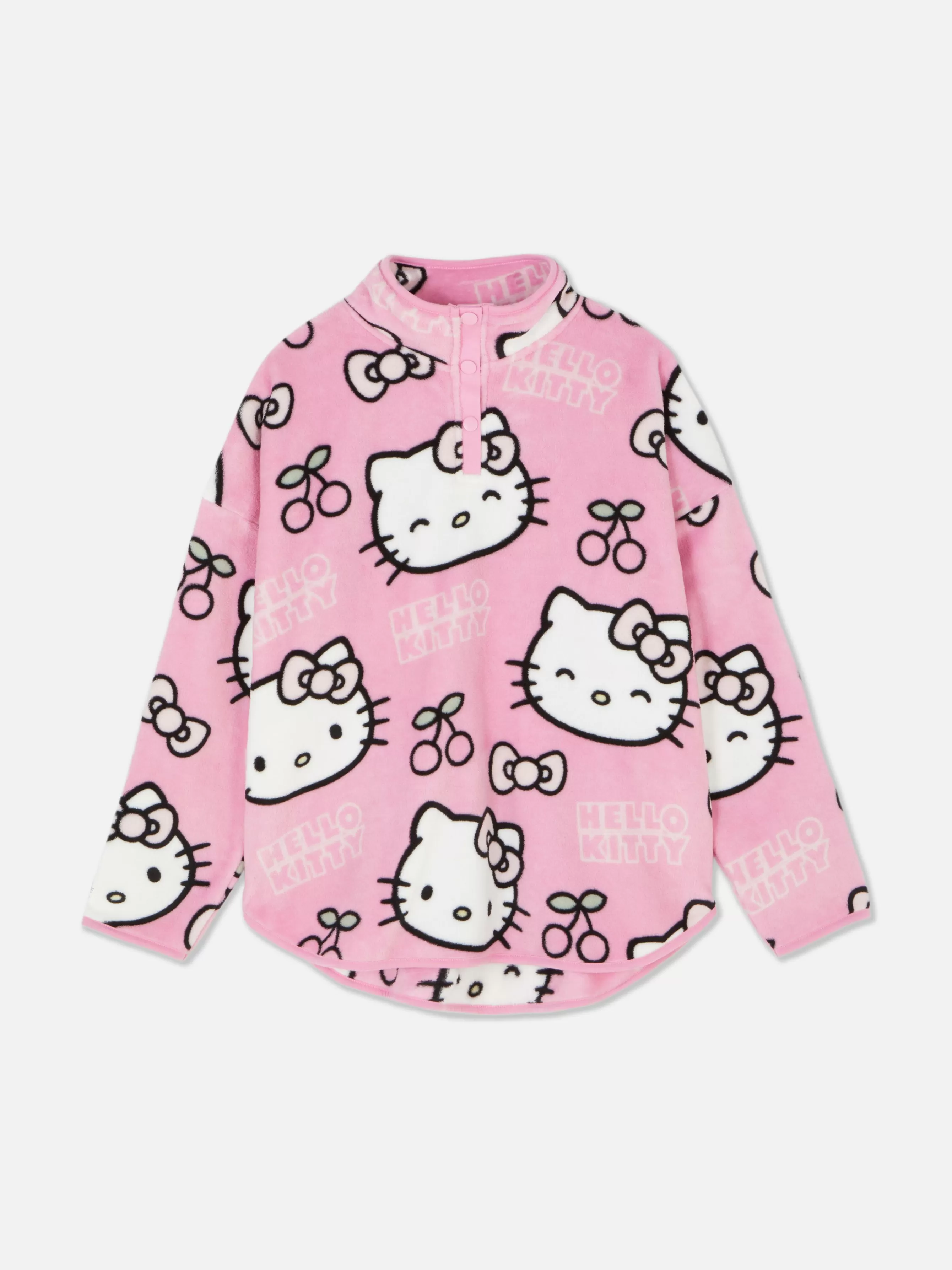 Outlet Primark Haut De Pyjama En Molleton Hello Kitty 50e Anniversaire Rose