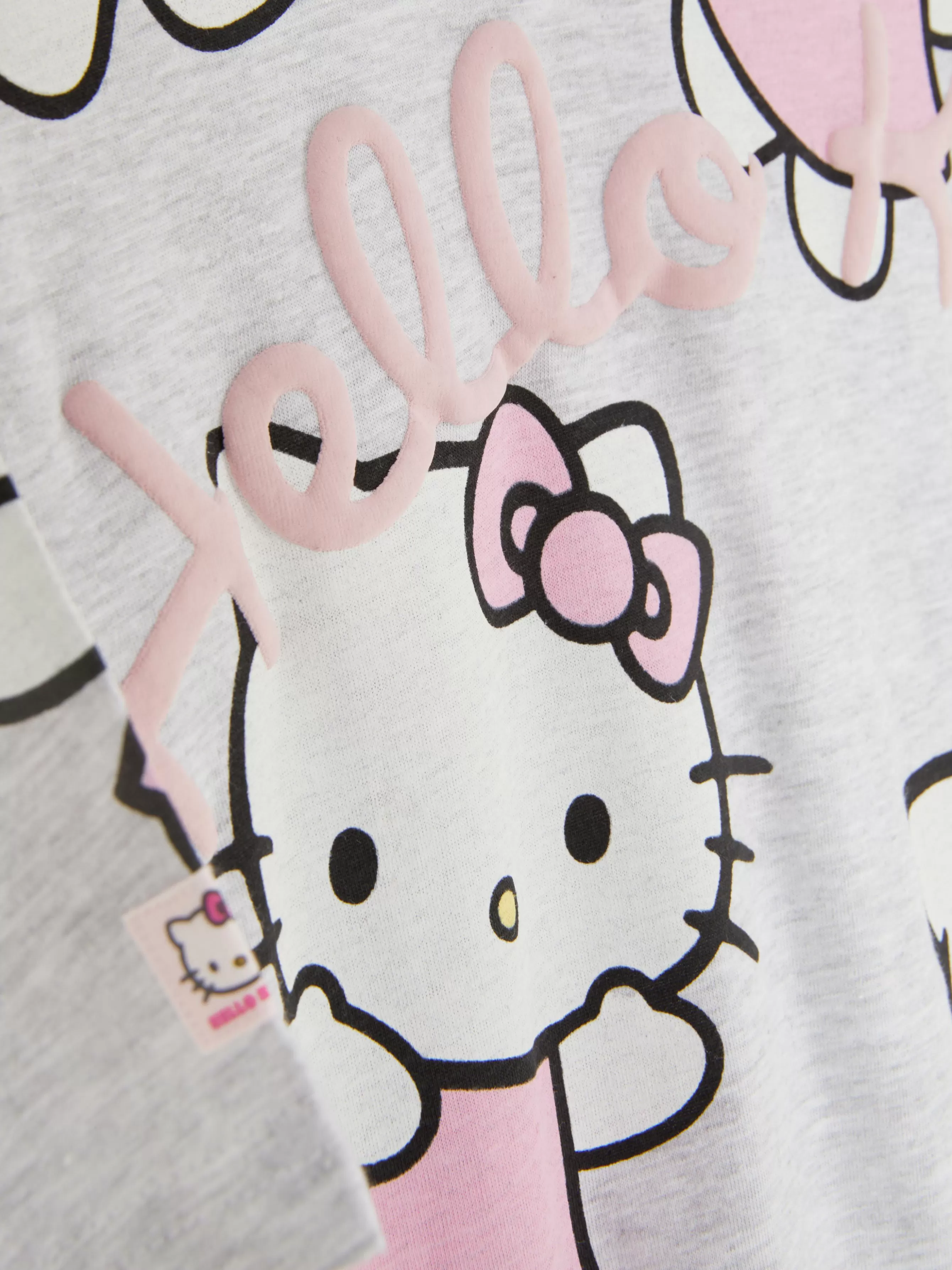 Store Primark Haut De Pyjama Hello Kitty Gris chiné