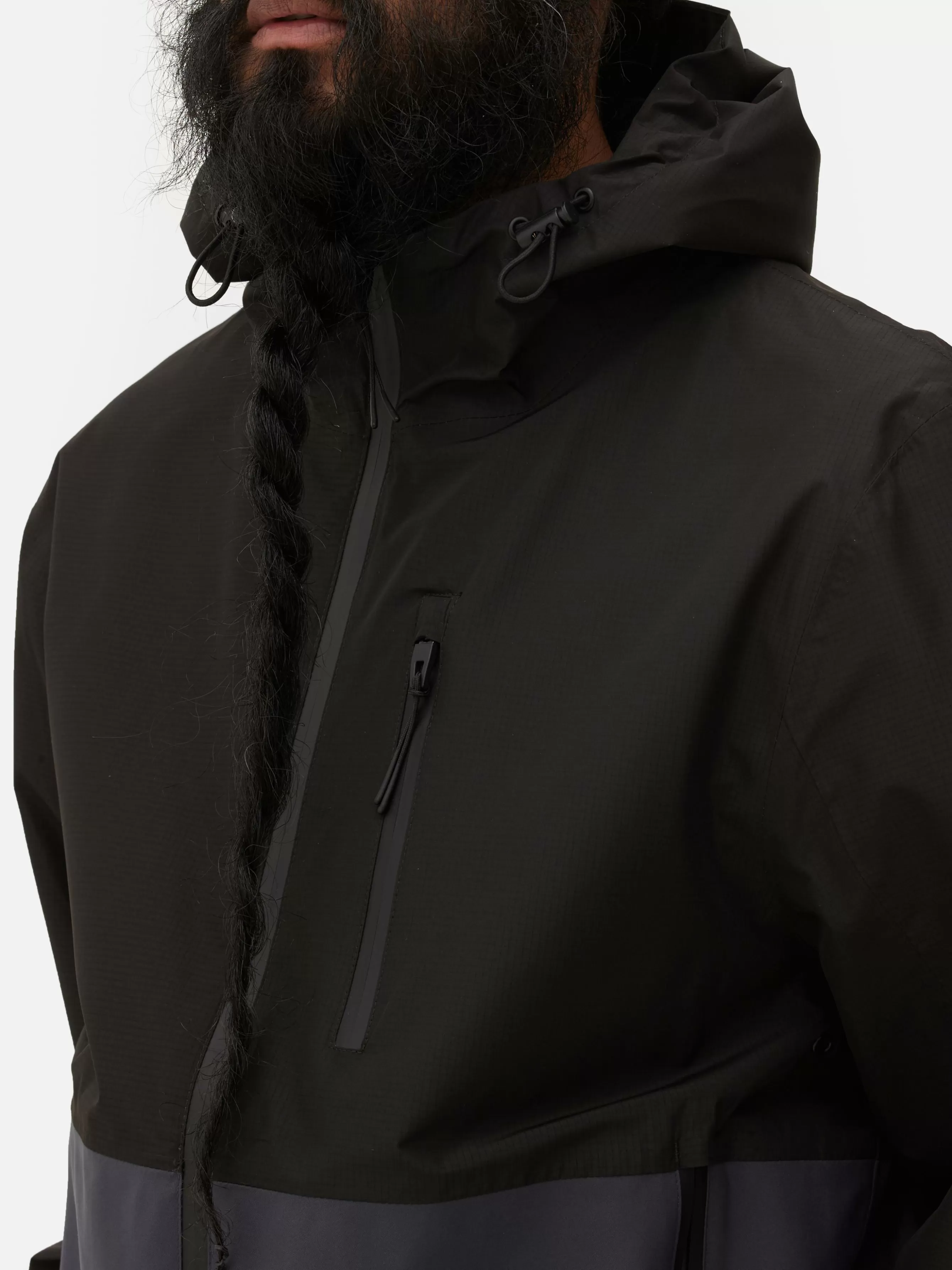 Fashion Primark Imperméable Color Block à Poches Multiples Bleu marine