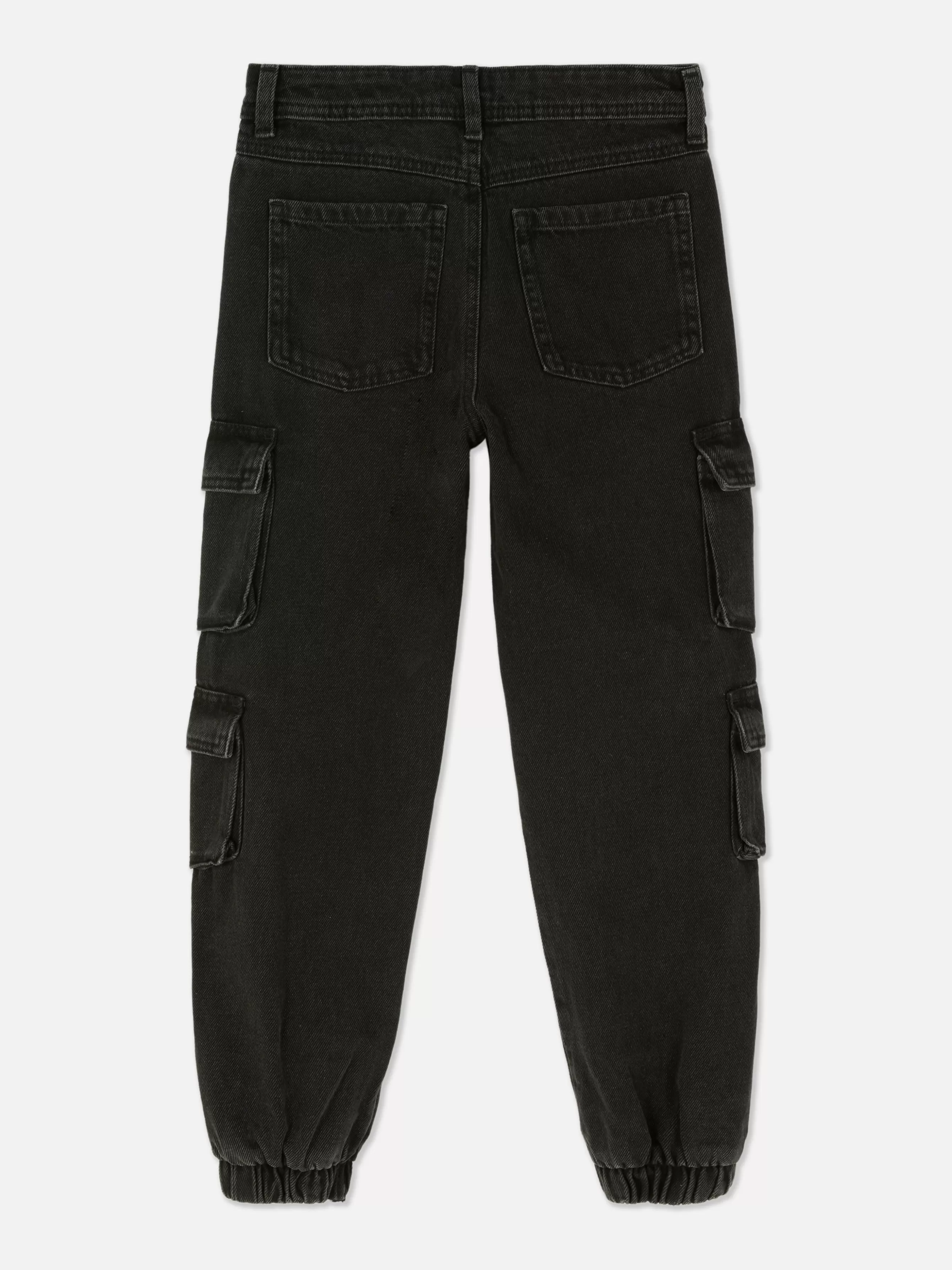 Discount Primark Jean Denim Cargo Noir