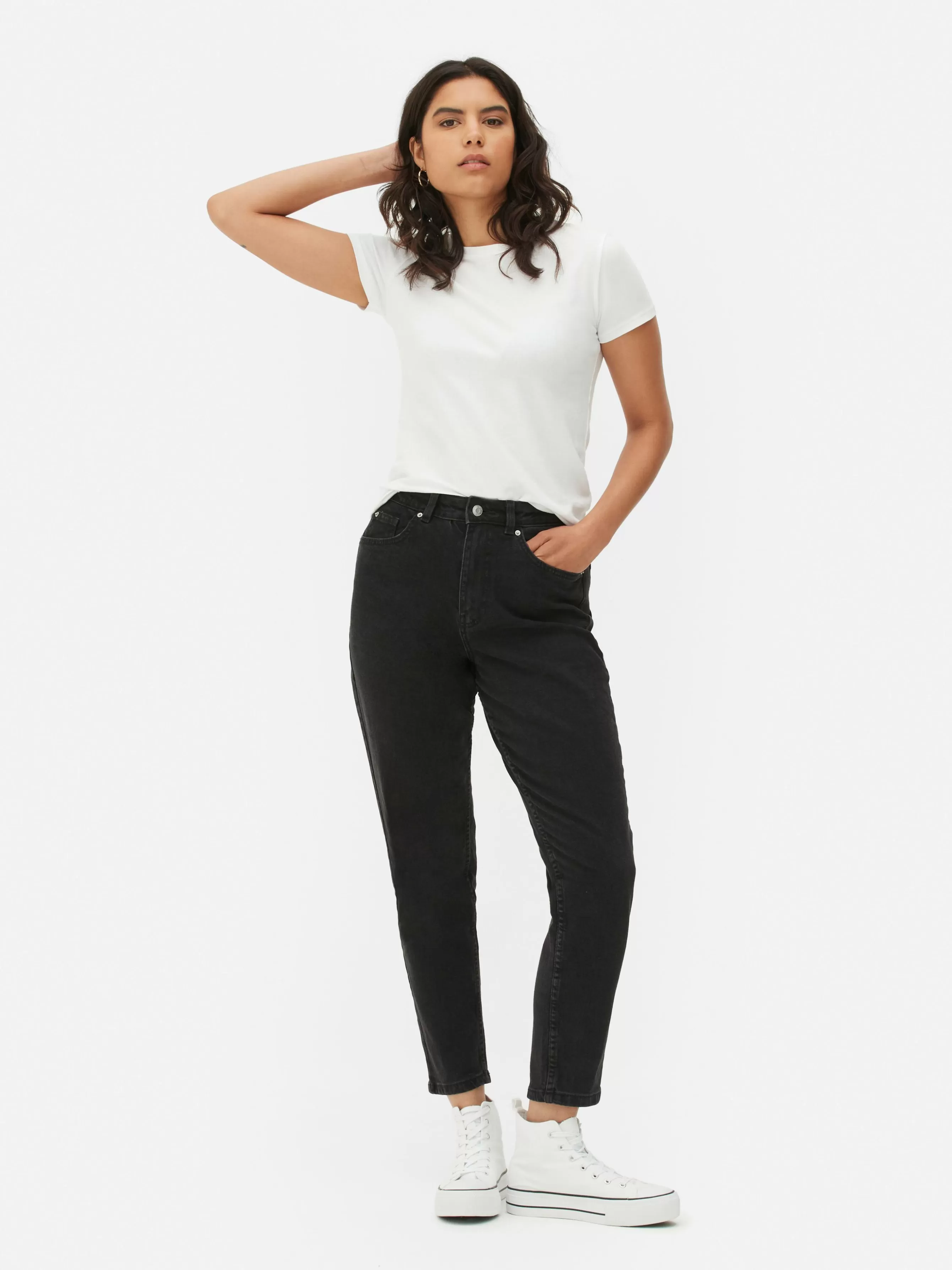 Best Primark Jean Denim Coupe Mom Noir