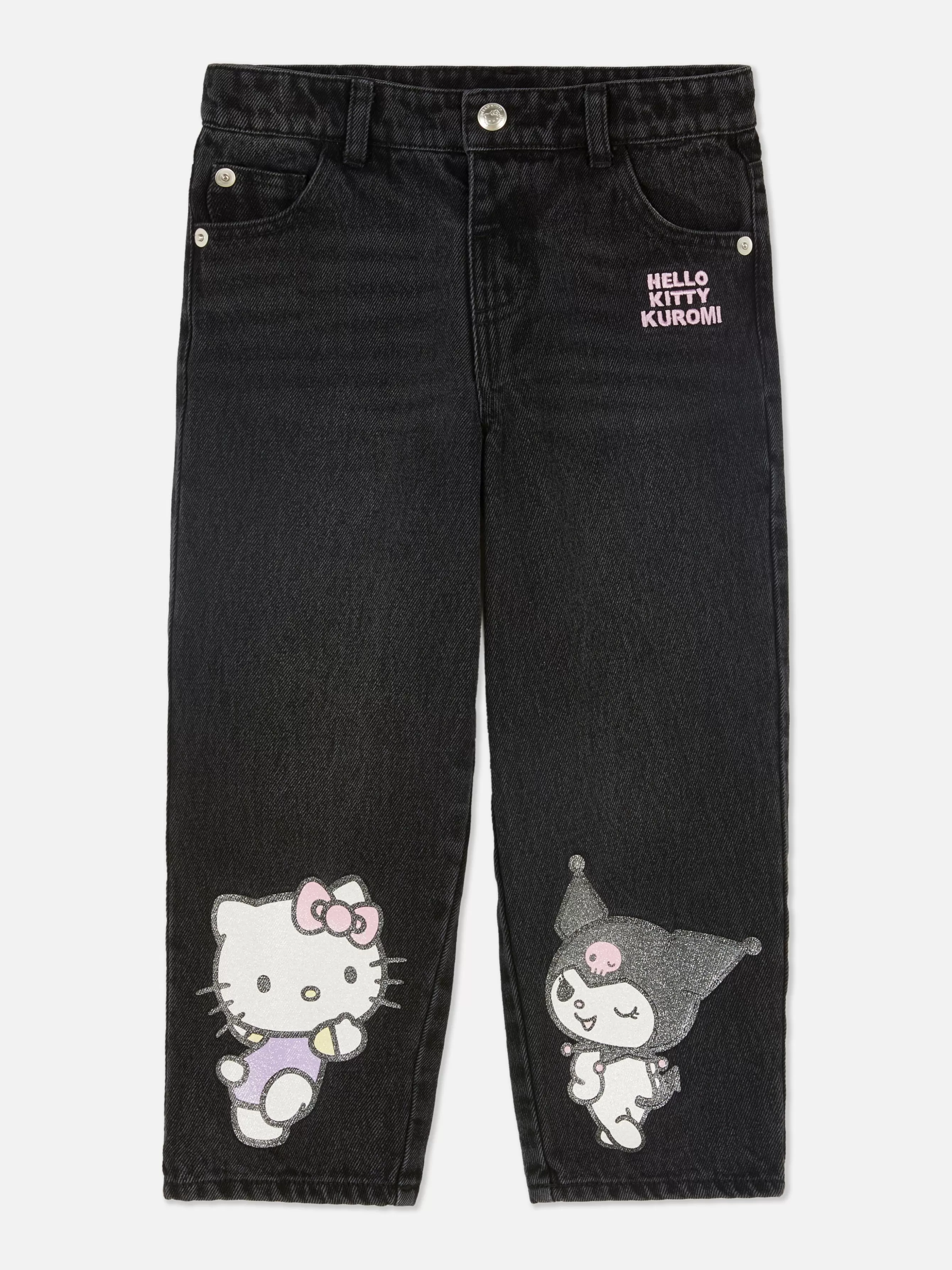 Sale Primark Jean Denim Hello Kitty Et Ses Amis Anthracite