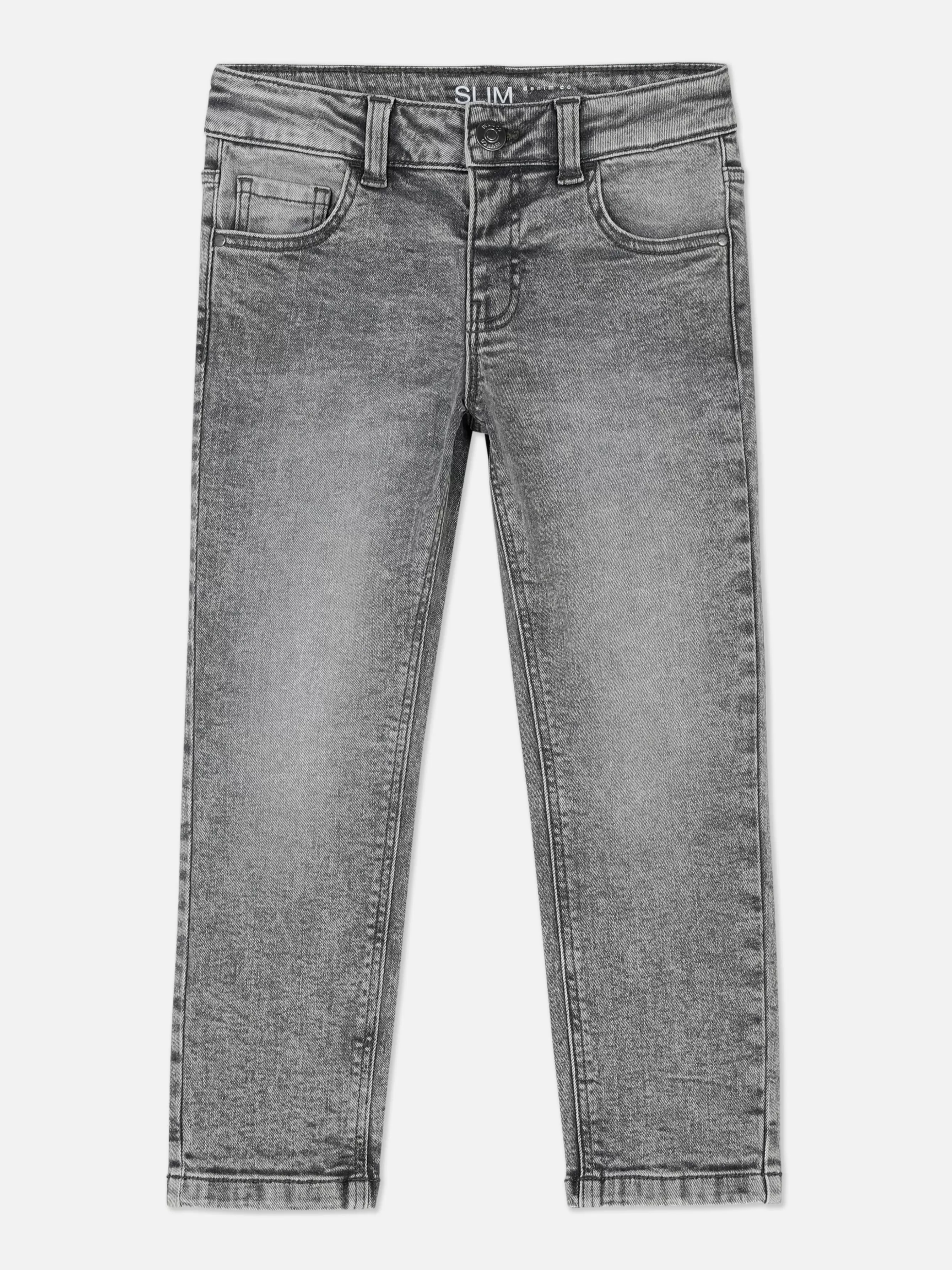 Cheap Primark Jean Denim Slim Garçon Gris