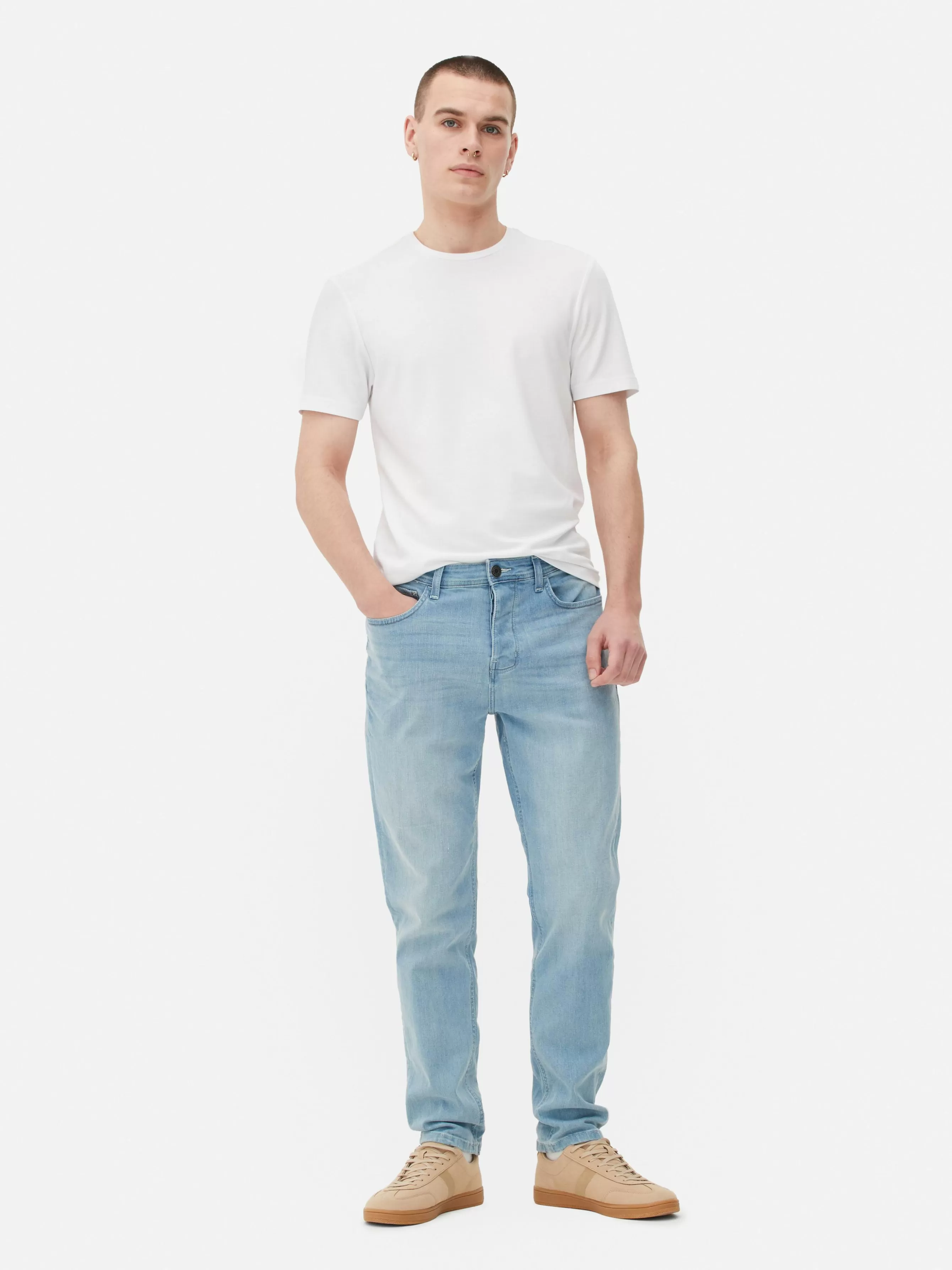 Flash Sale Primark Jean Slim Stretch Bleu clair