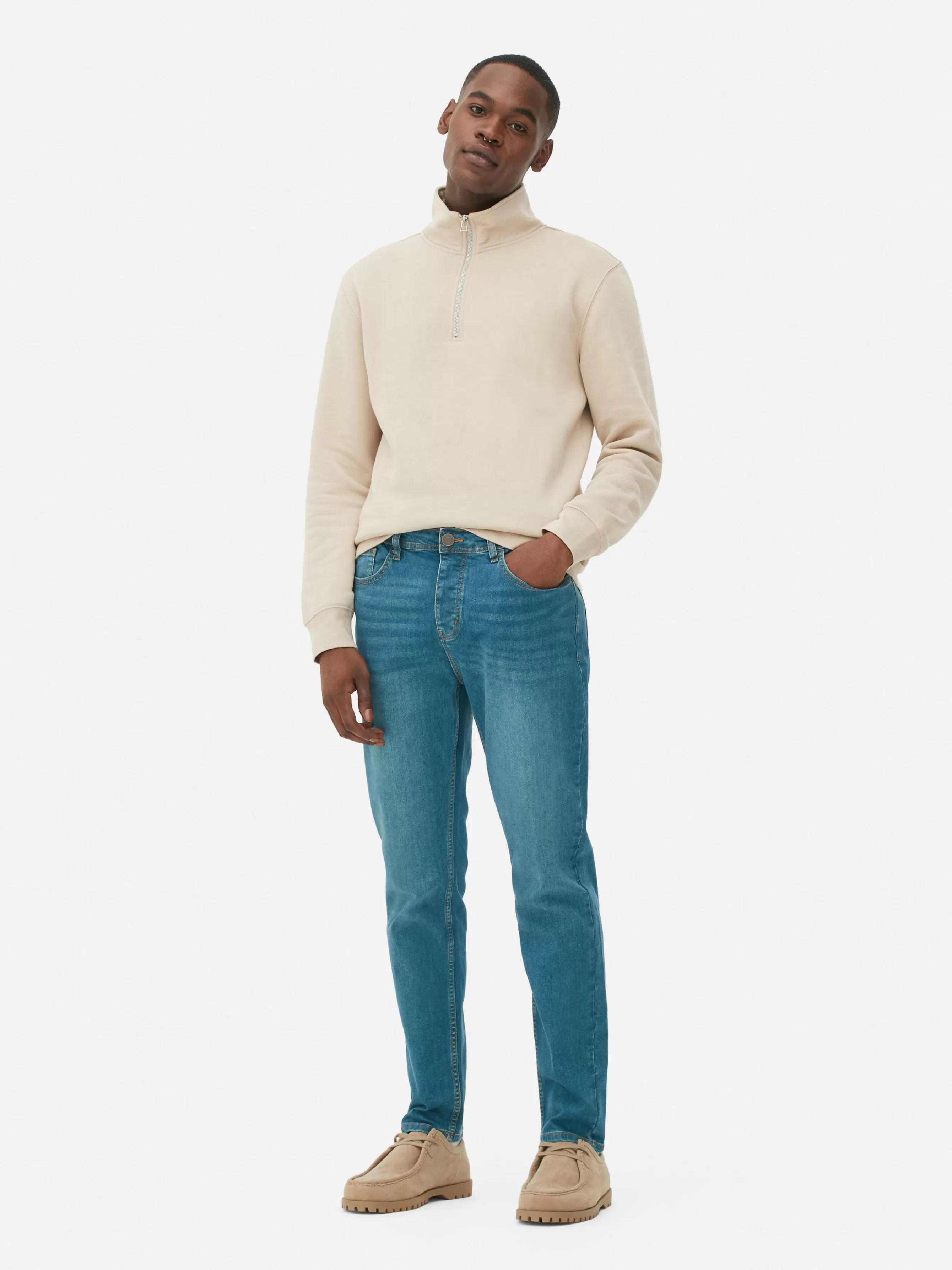 Cheap Primark Jean Slim Stretch Bleu