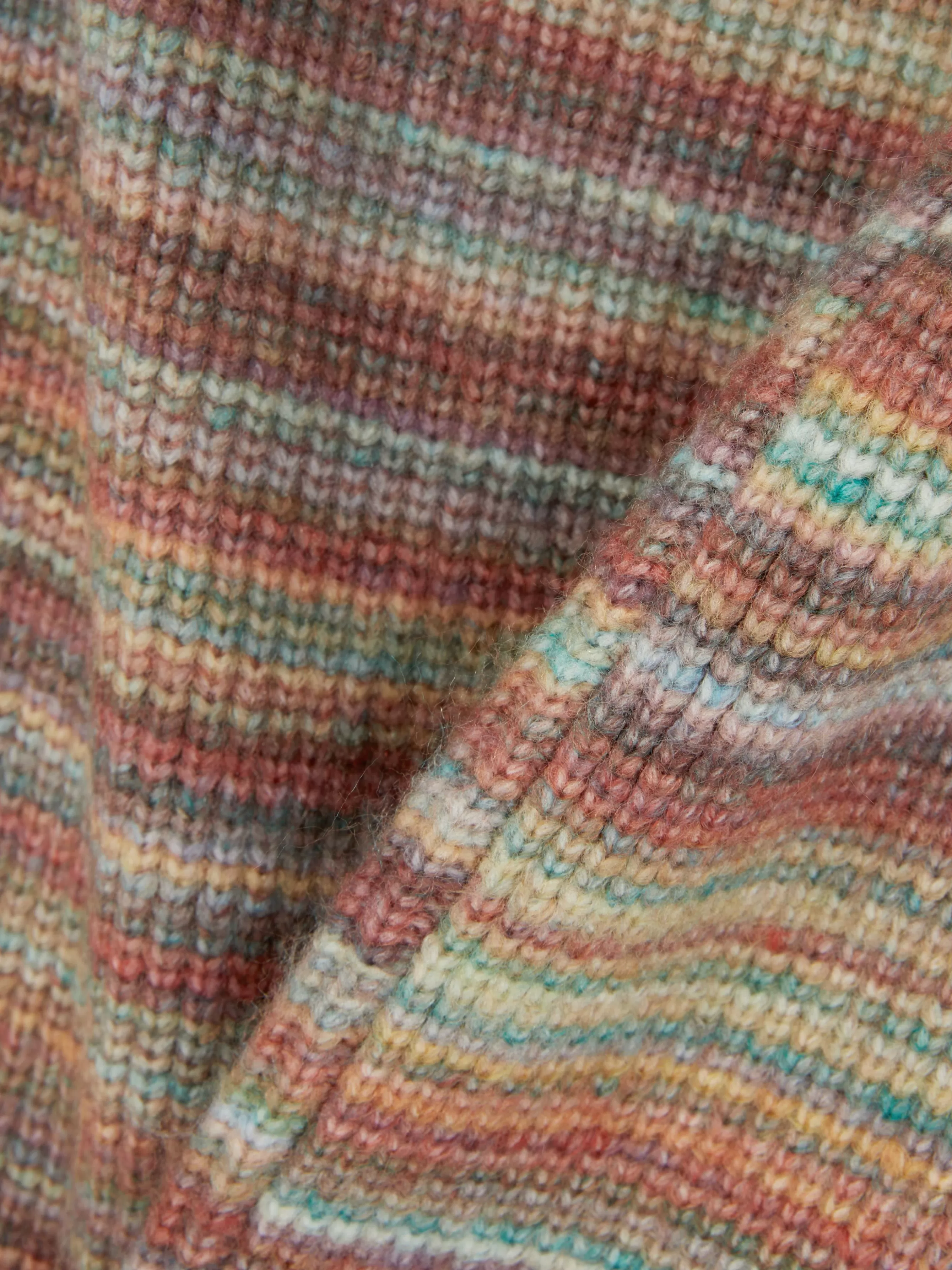 Cheap Primark Jupe Mi-longue En Tricot Rayé Rita Ora à Coordonner Multicolore