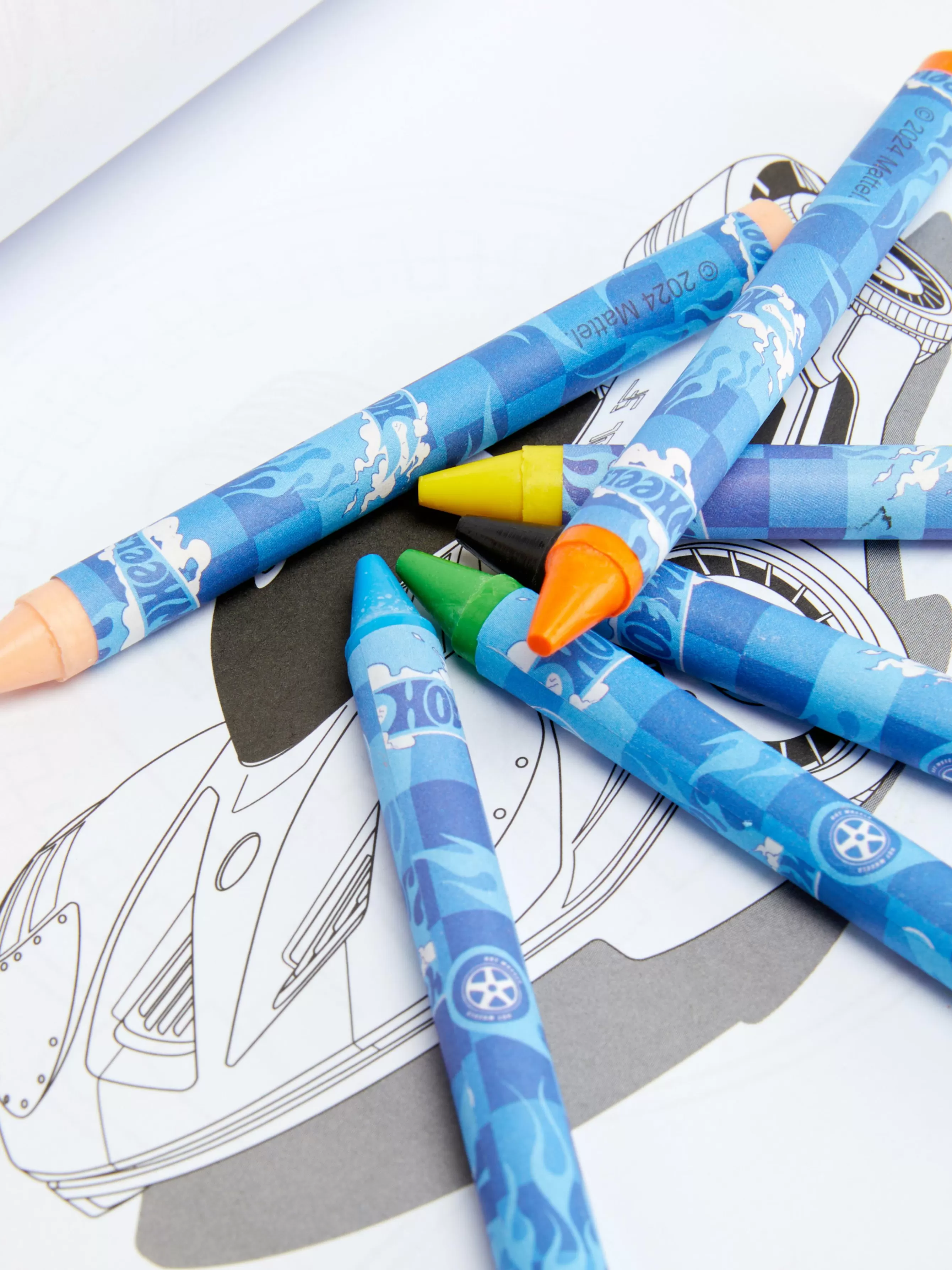 Clearance Primark Kit De Coloriage à Transporter Hot Wheels Bleu