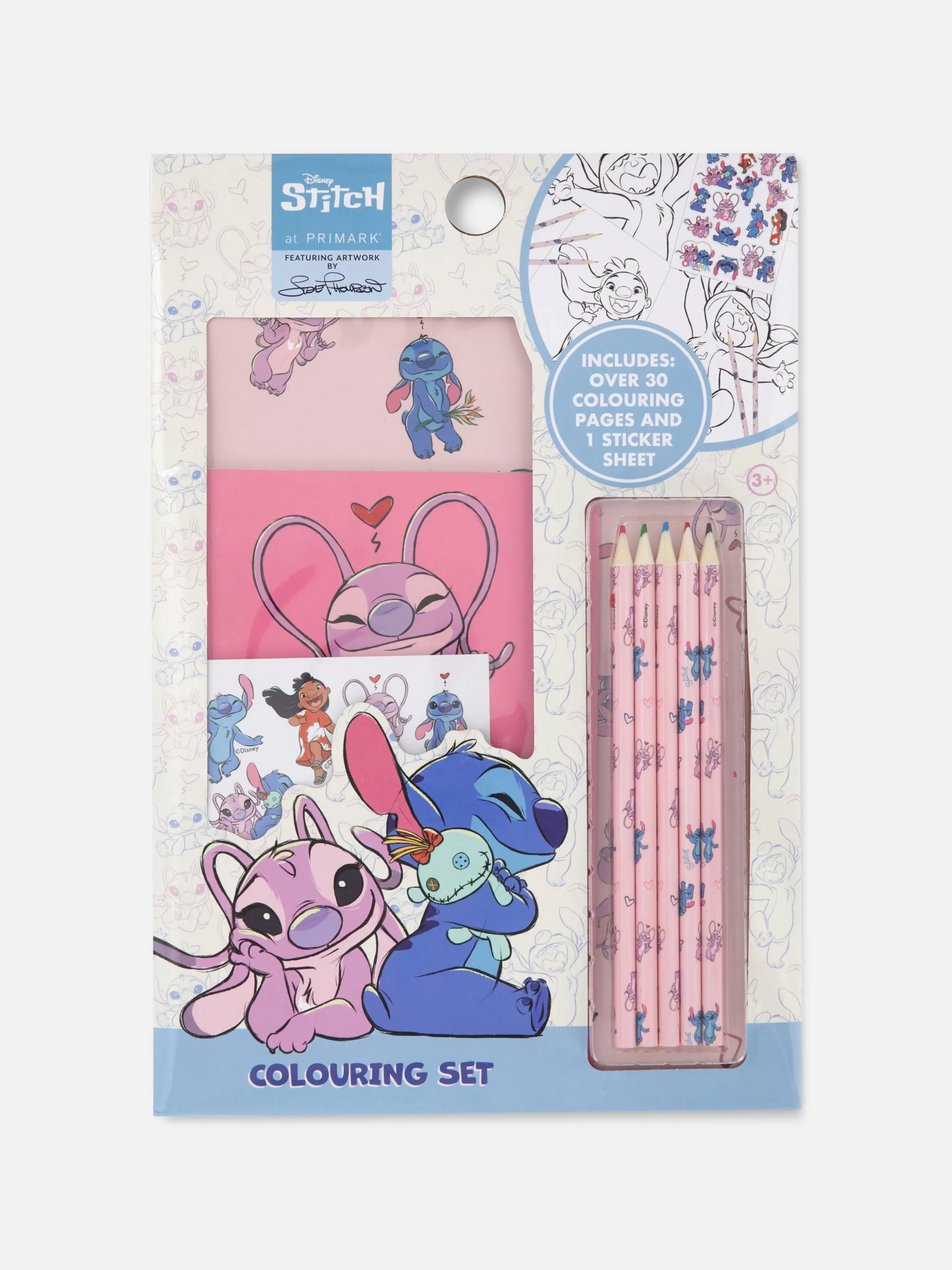 Store Primark Kit De Coloriage Disney Stitch Et Angel Bleu
