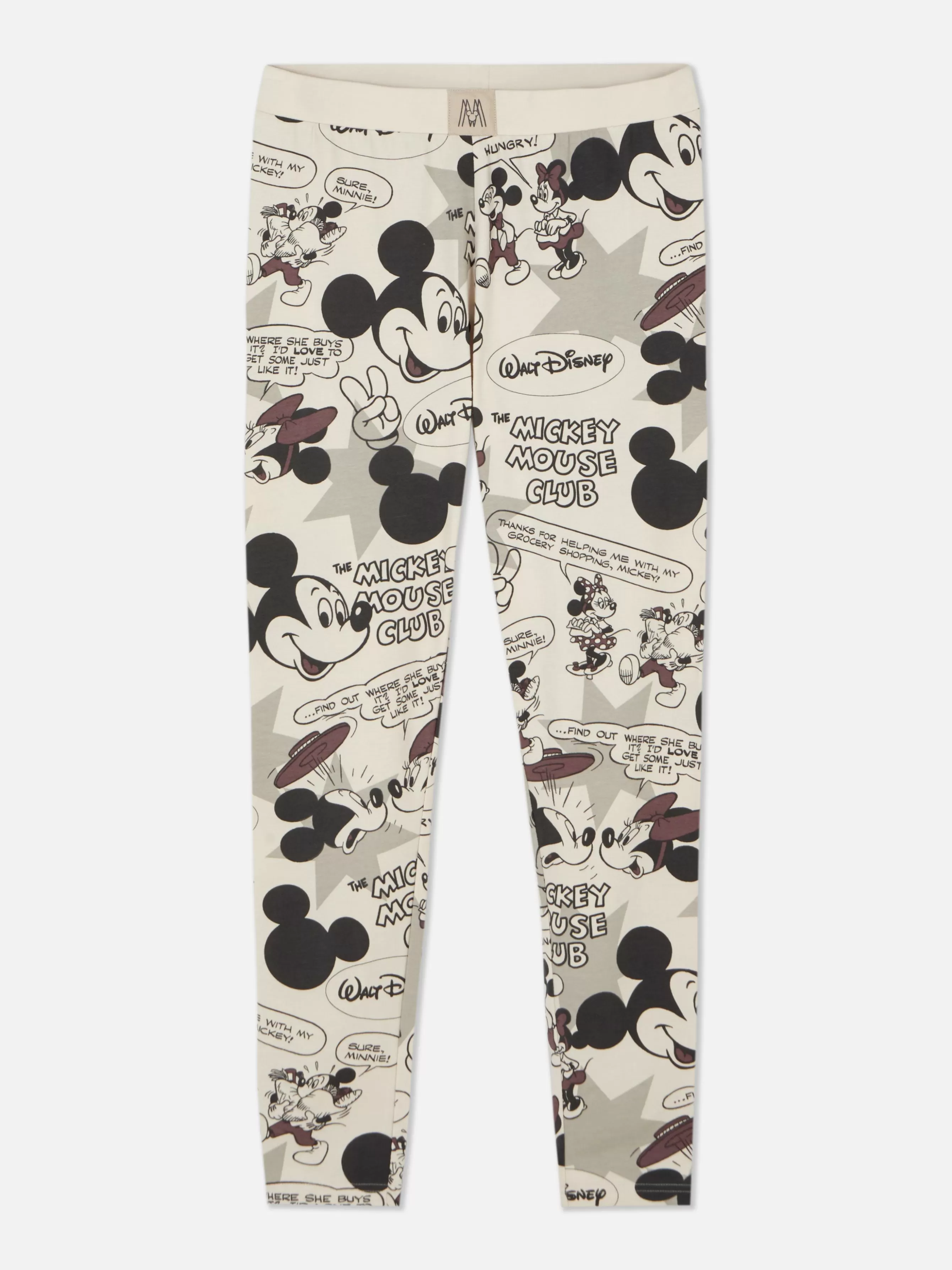 Online Primark Legging De Pyjama à Motif Rétro Disney Mickey Mouse Taupe