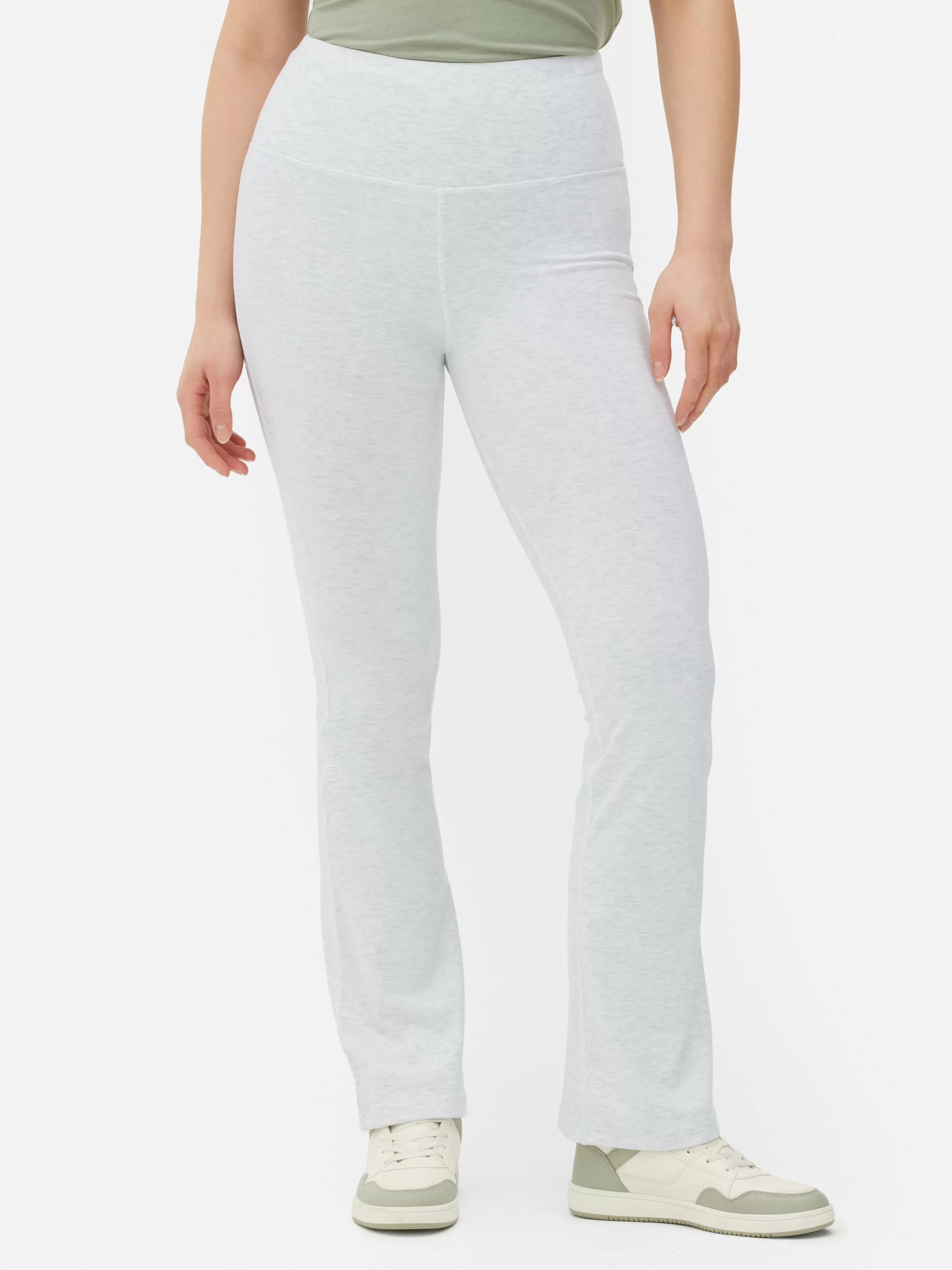 Outlet Primark Legging De Yoga évasé Gris chiné