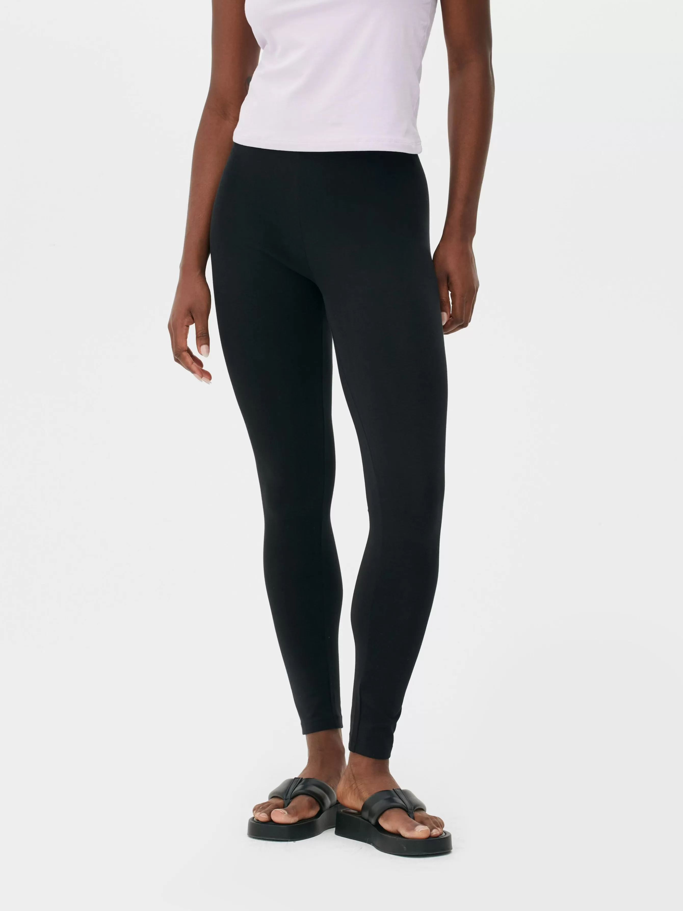 Fashion Primark Legging En Coton Noir