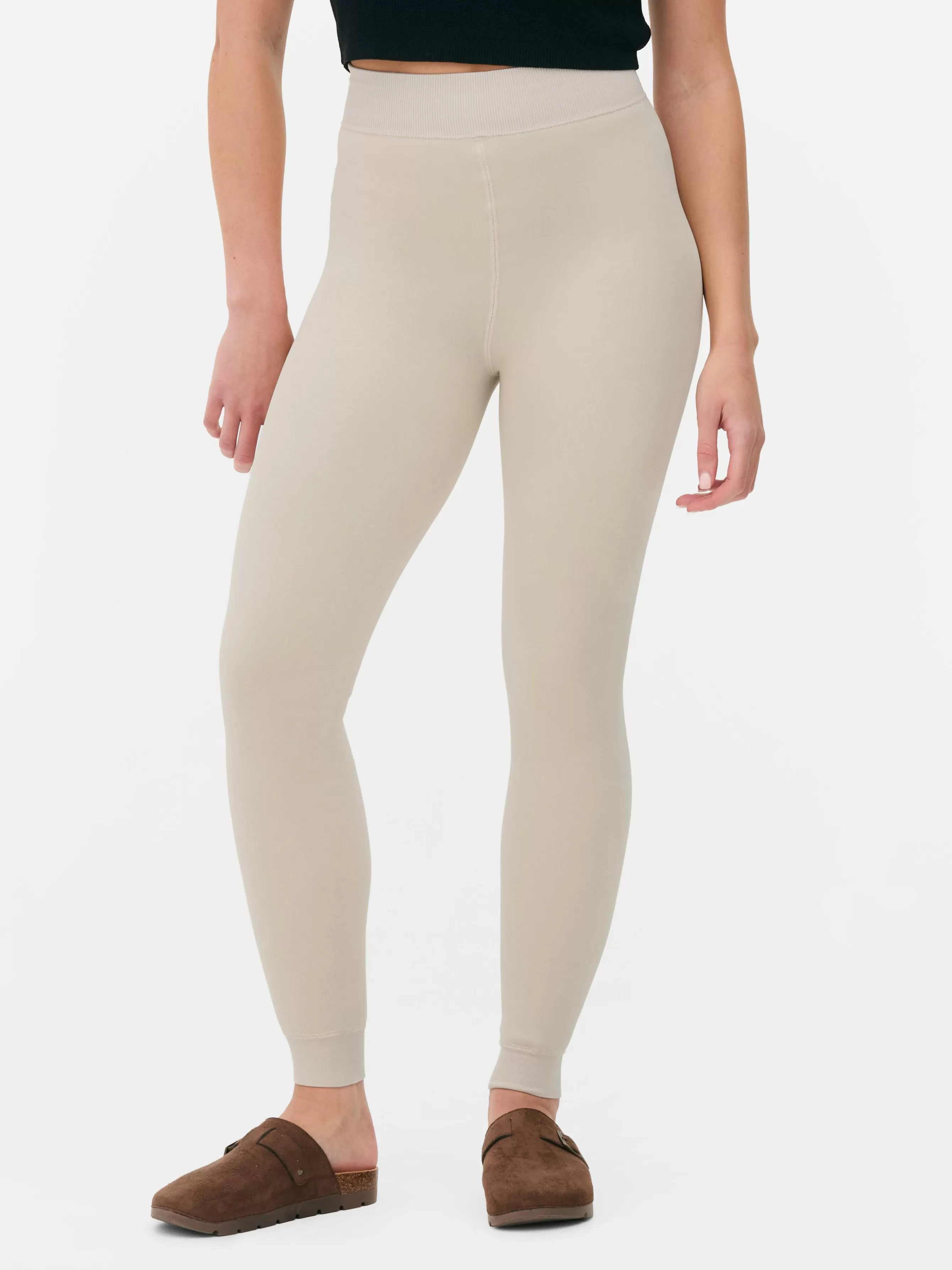 Online Primark Legging En Velours à Doublure Duveteuse Sable