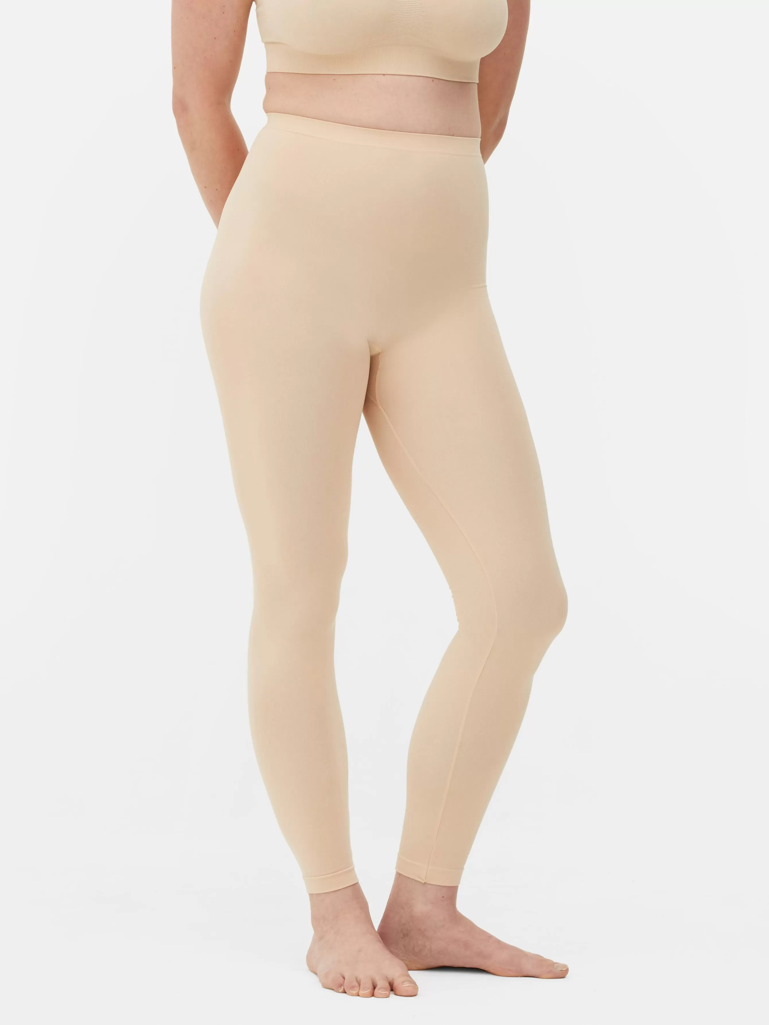 Cheap Primark Legging Gainant Sans Couture Taupe