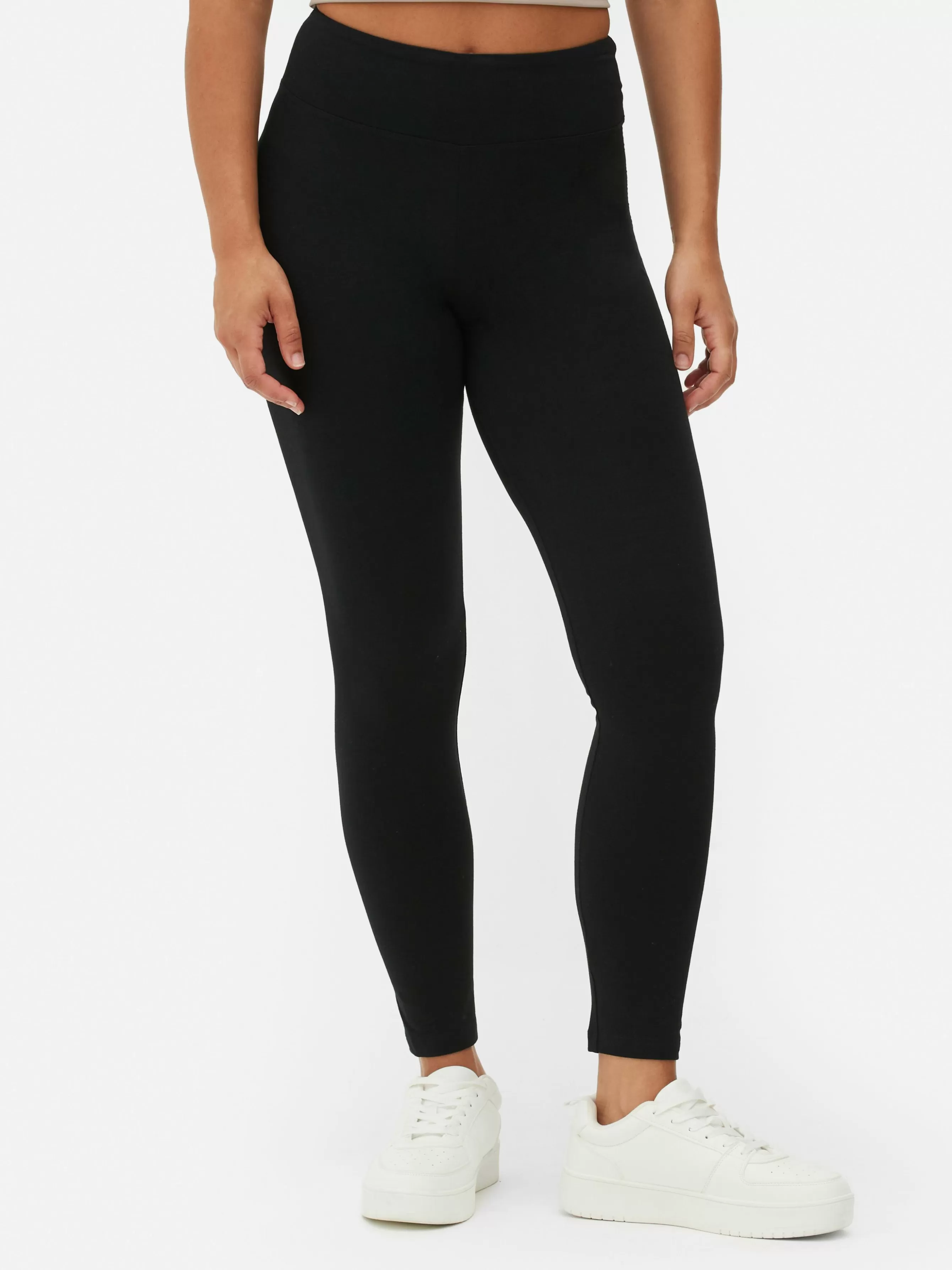 Online Primark Legging Taille Haute En Jersey Noir