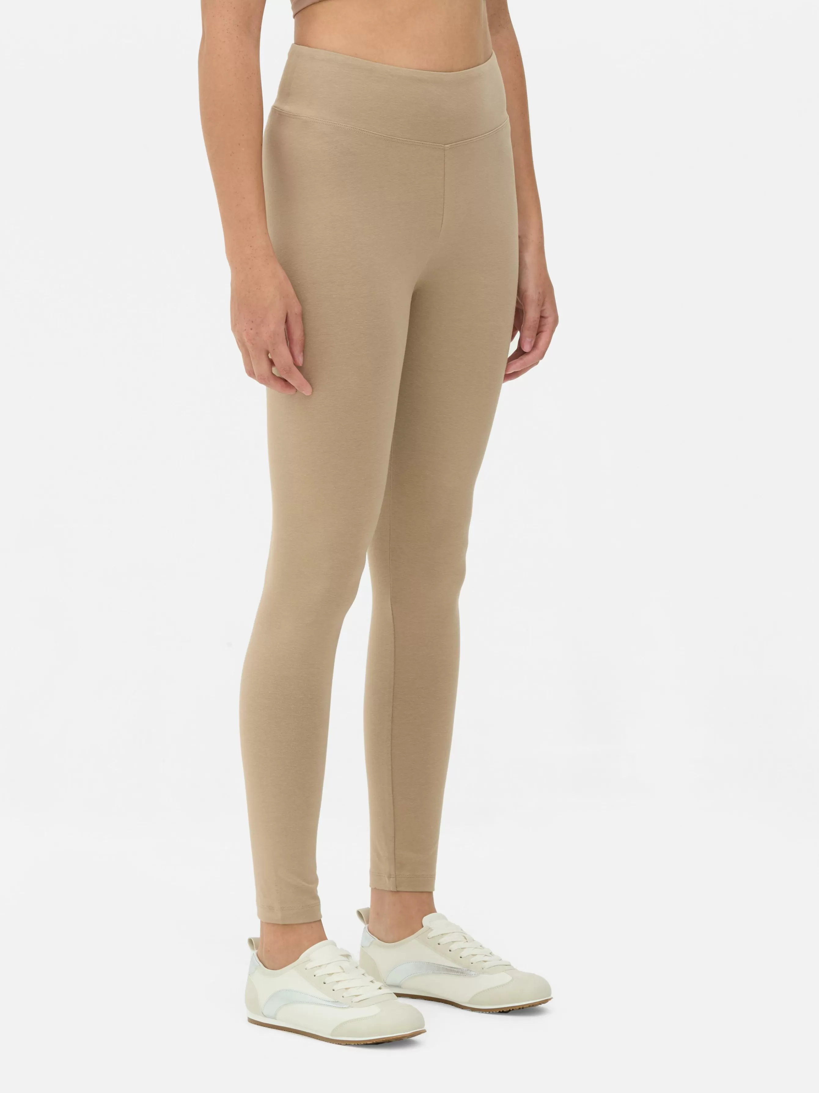 Flash Sale Primark Legging Taille Haute En Jersey Grège