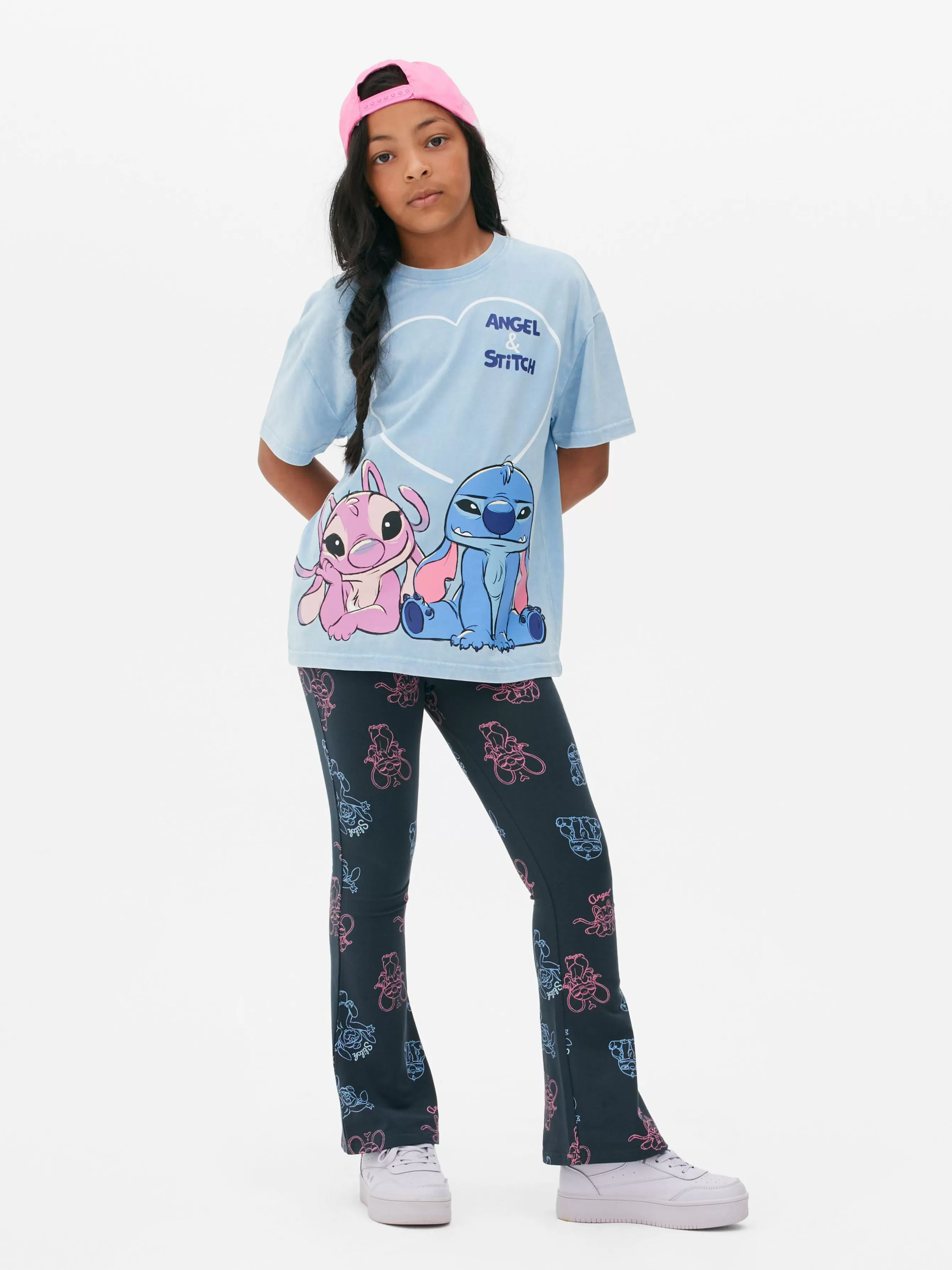 Clearance Primark Legging évasé Disney Lilo & Stitch Anthracite