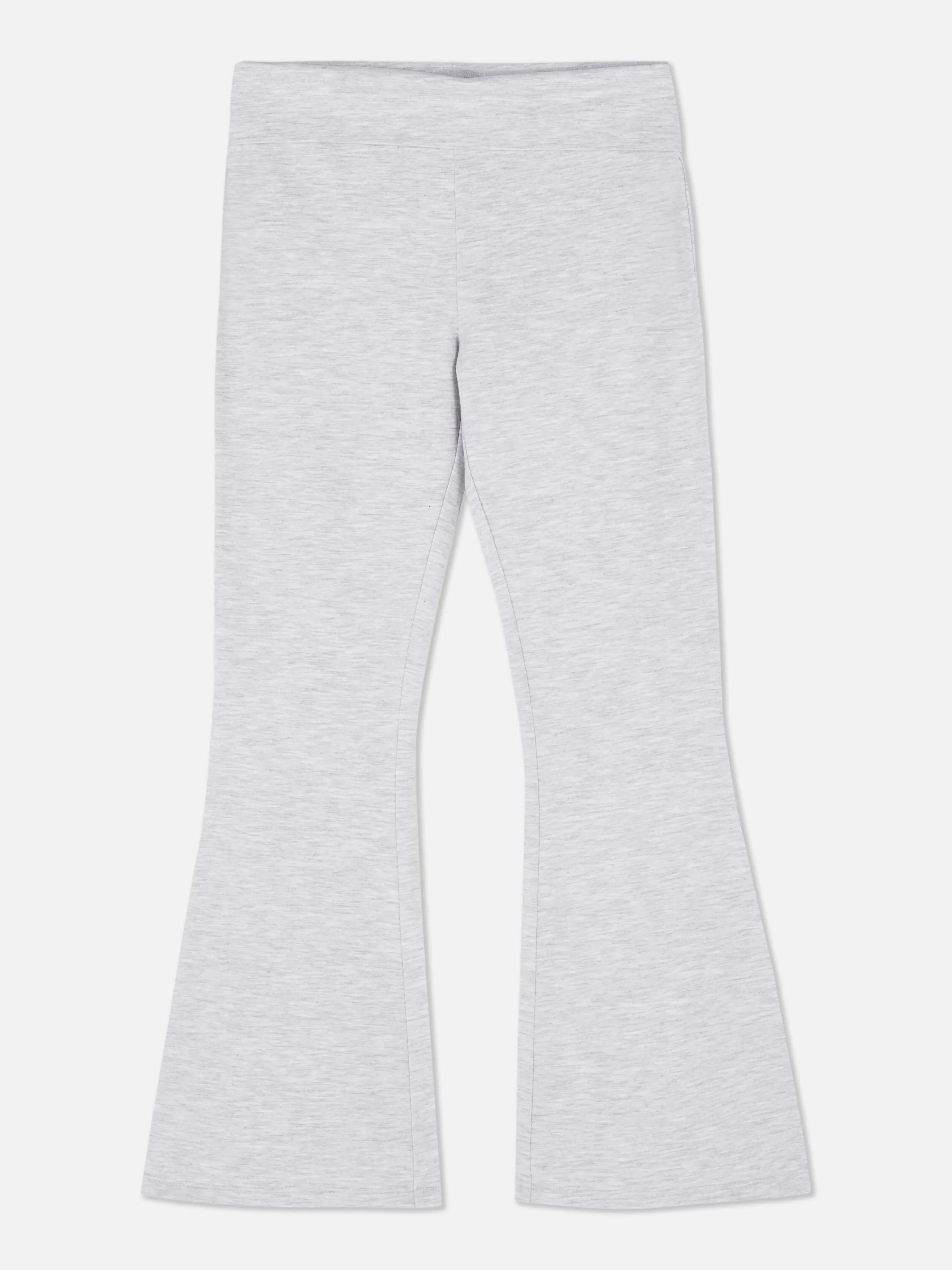 Fashion Primark Legging évasé En Jersey Gris chiné