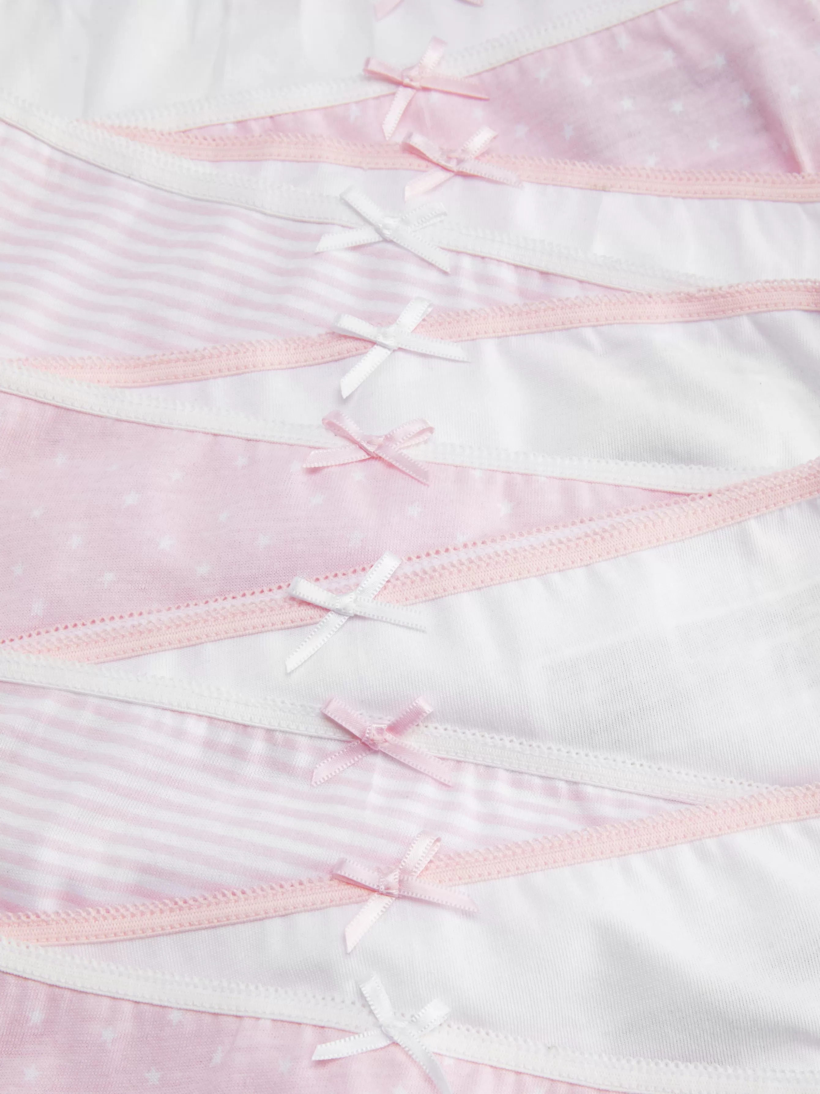 Best Primark Lot De 10 Culottes à Rayures Et étoiles Rose