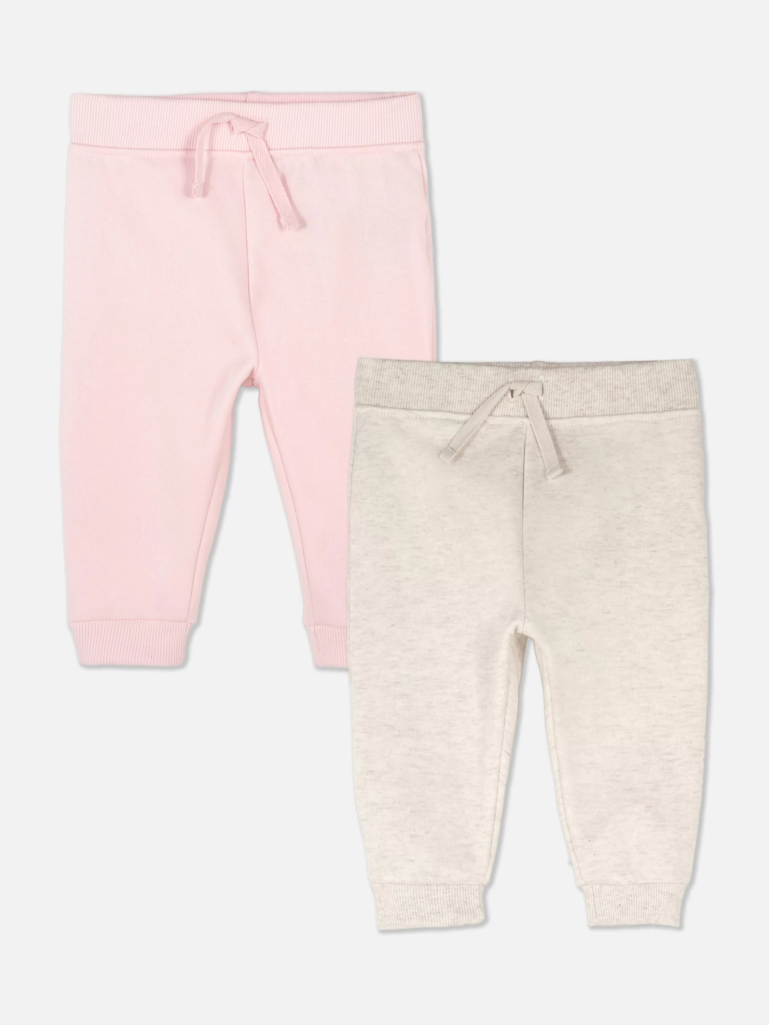 Outlet Primark Lot De 2 Bas De Jogging à Revers Rose