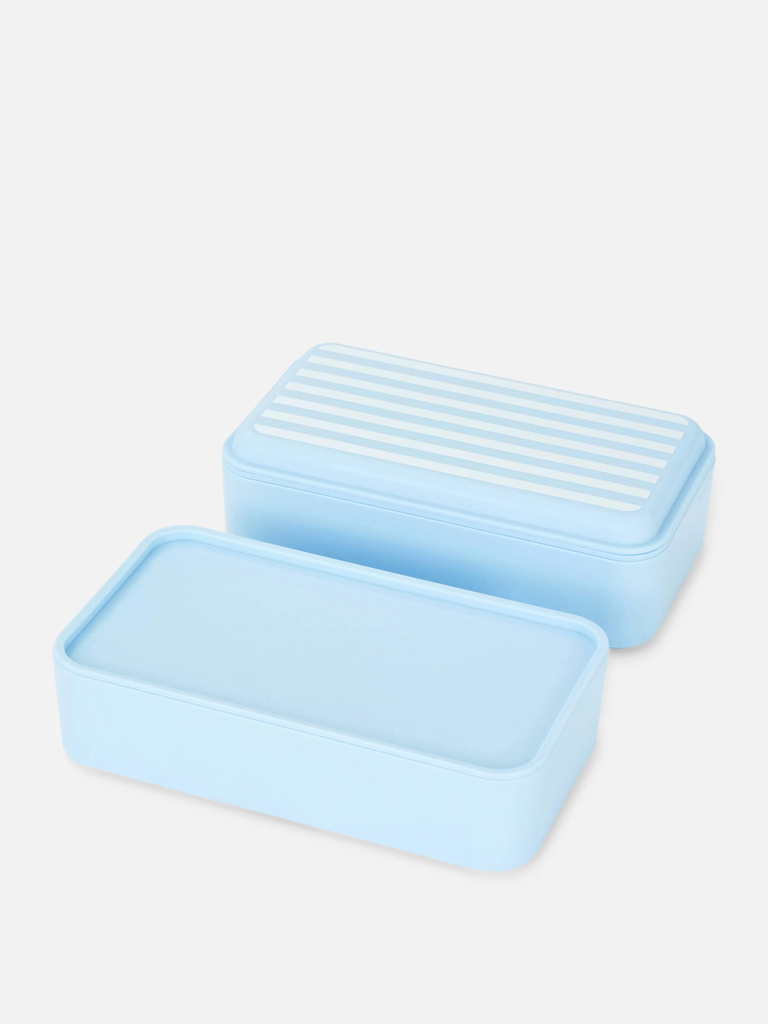 Best Sale Primark Lot De 2 Boîtes à Déjeuner Imprimées Bleu clair