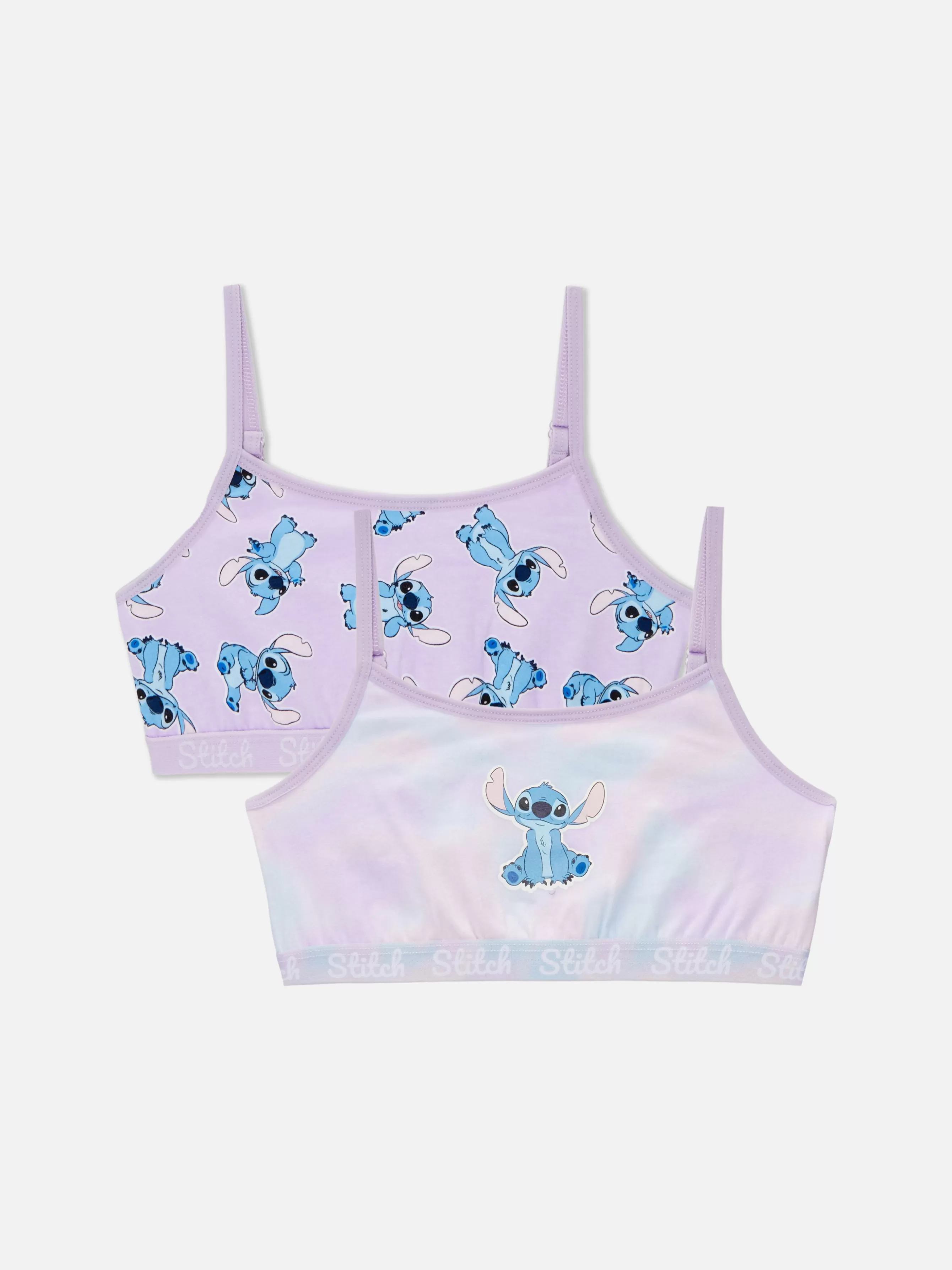 Best Sale Primark Lot De 2 Débardeurs Courts Disney Lilo & Stitch Multicolore