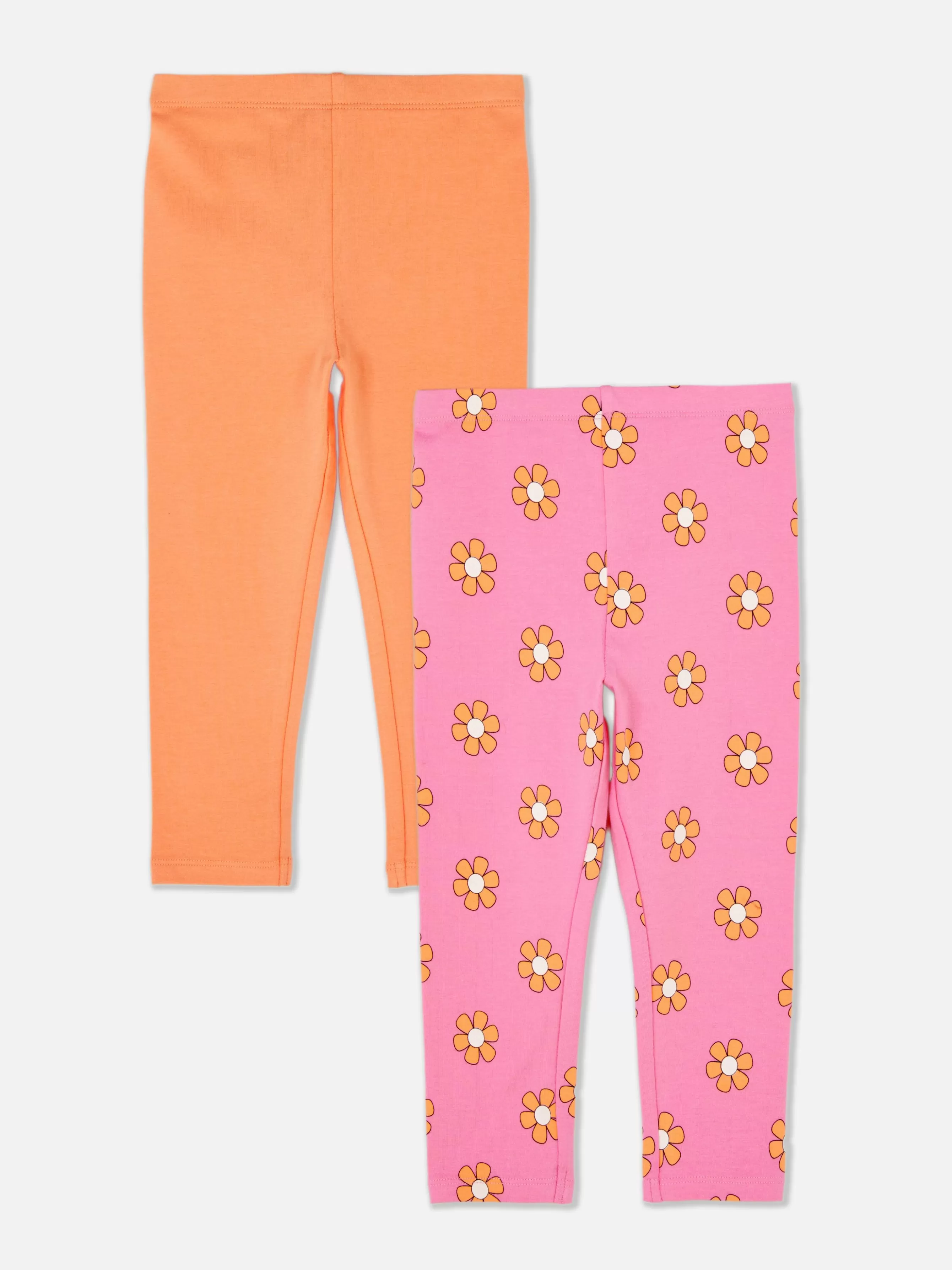 Outlet Primark Lot De 2 Leggings à Motifs Variés Rose