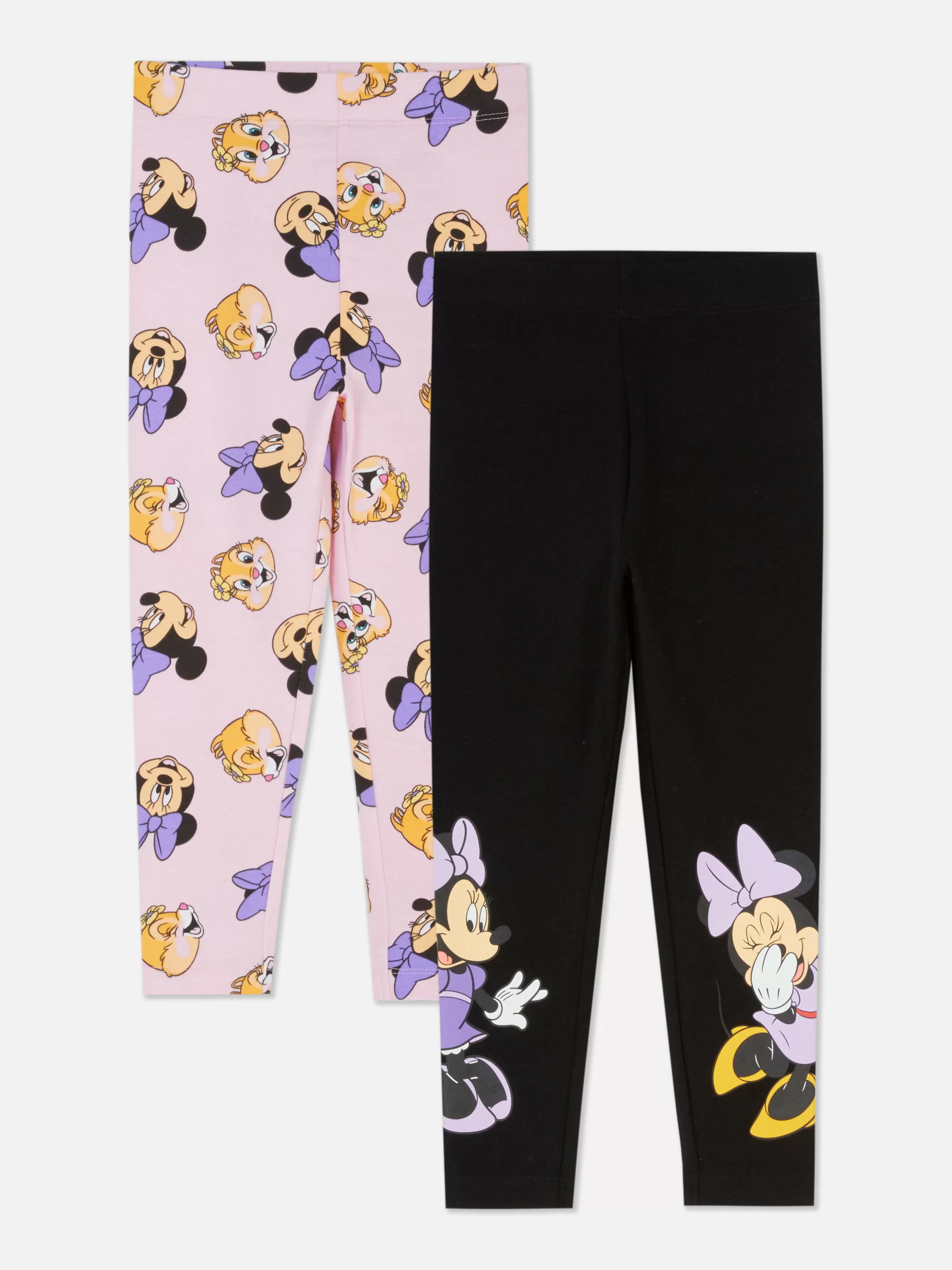 Fashion Primark Lot De 2 Leggings Disney Minnie Mouse Et Ses Amis Multicolore