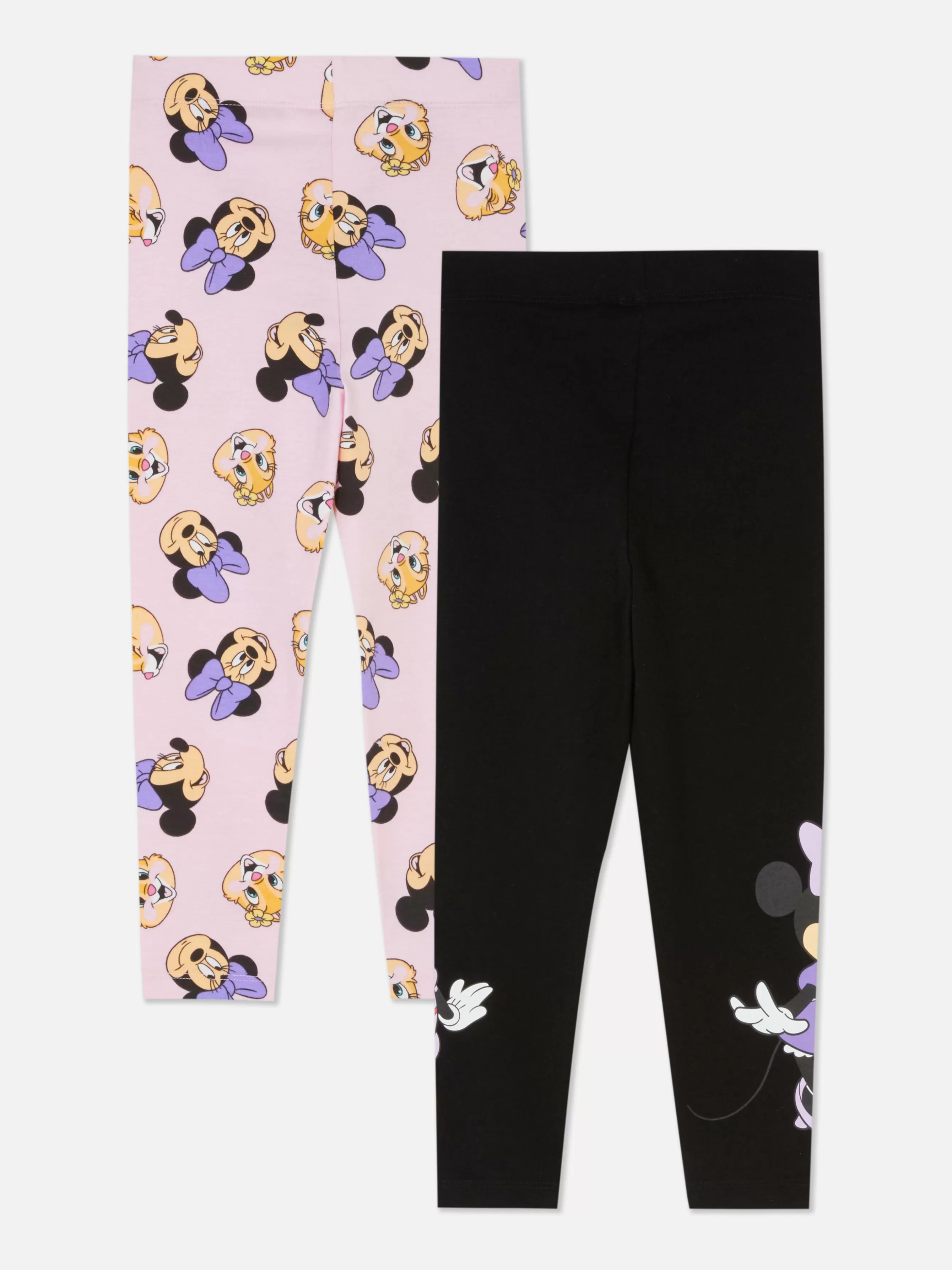 Fashion Primark Lot De 2 Leggings Disney Minnie Mouse Et Ses Amis Multicolore