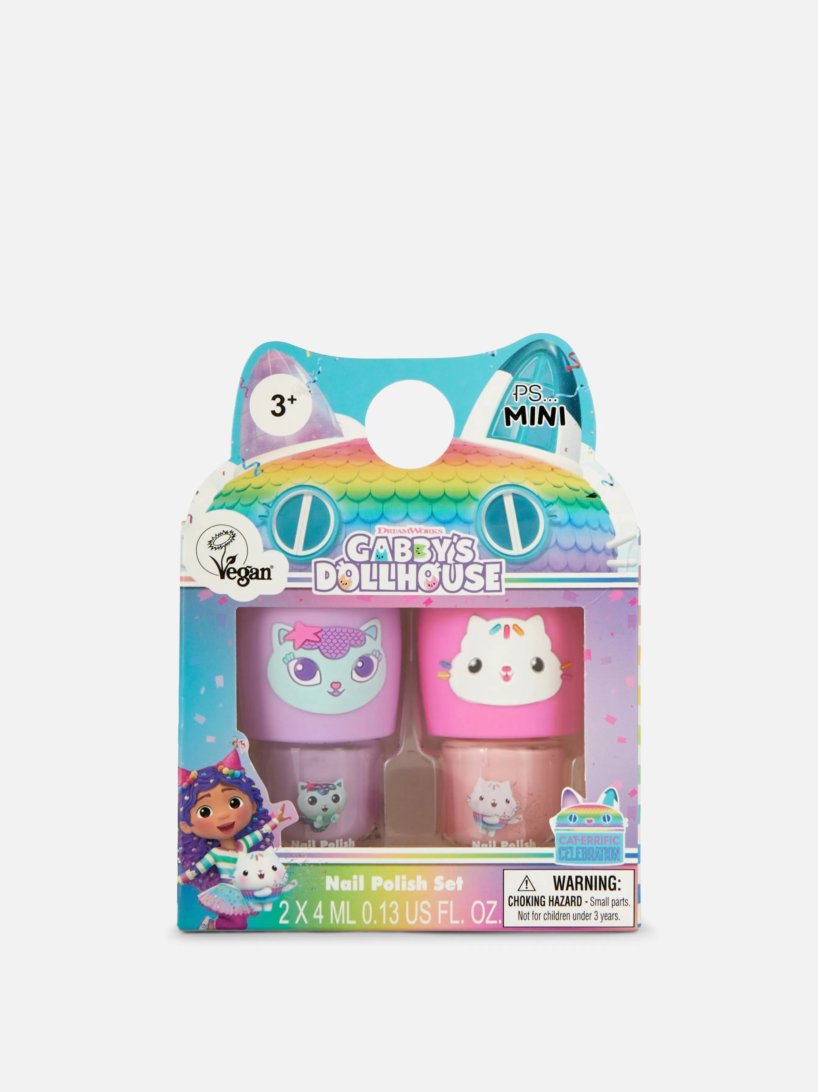 Sale Primark Lot De 2 Mini Vernis à Ongles Gabby Et La Maison Magique Multicolore