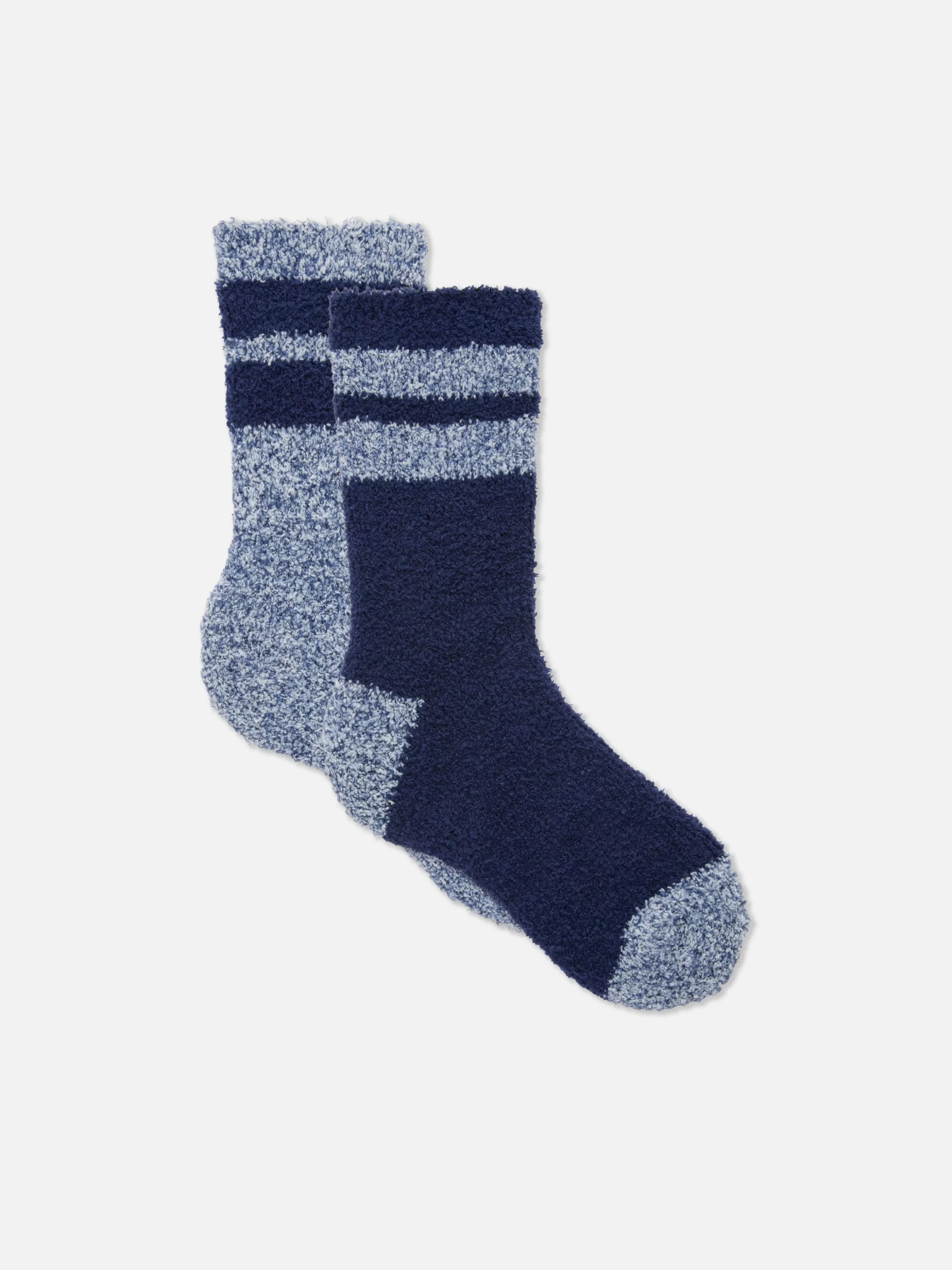 Best Sale Primark Lot De 2 Paires De Chaussettes Confortables Bleu marine