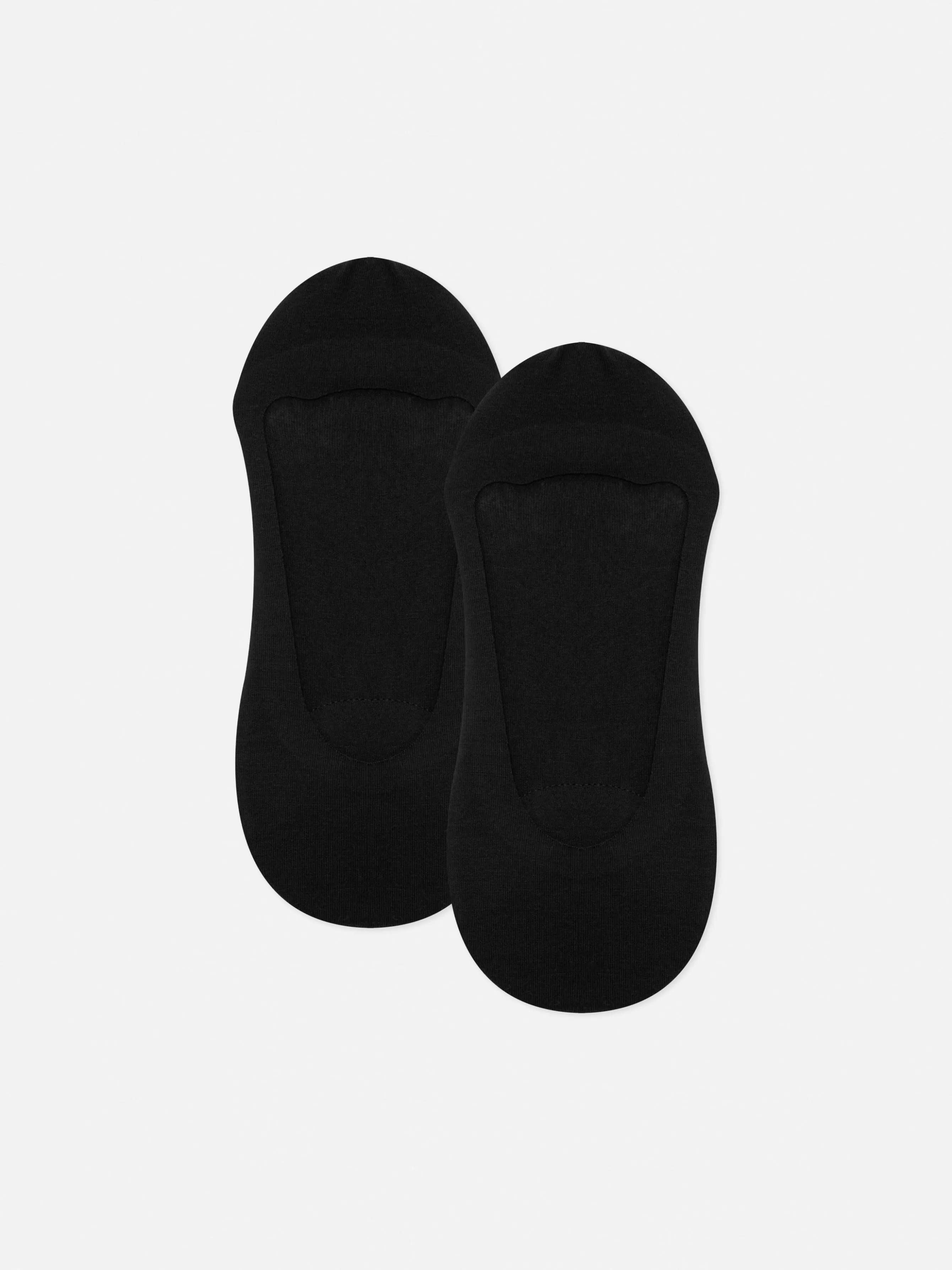 New Primark Lot De 2 Paires De Chaussettes Rembourrées Noir