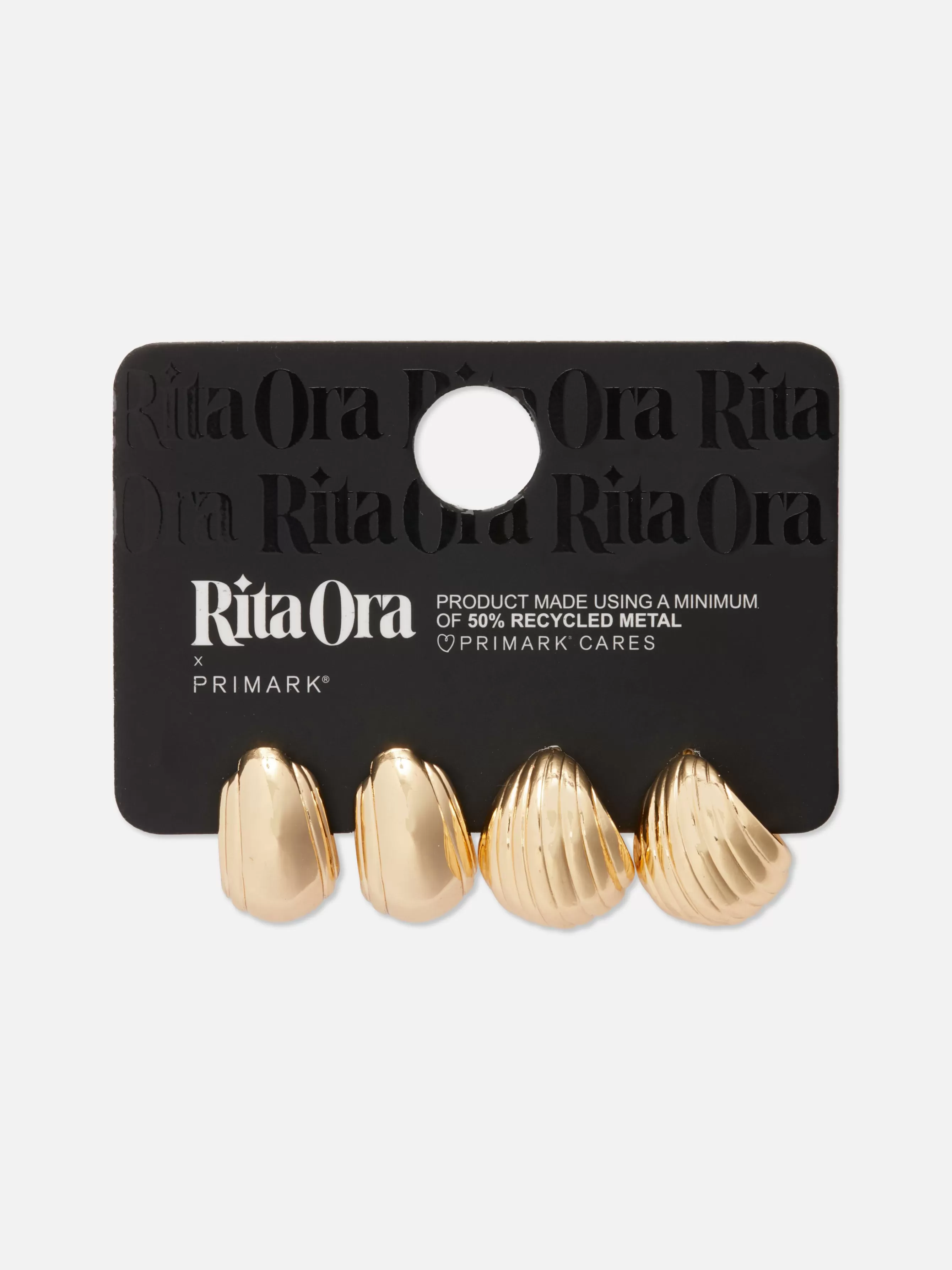 Cheap Primark Lot De 2 Paires De Créoles à Coquillages Rita Ora Jaune