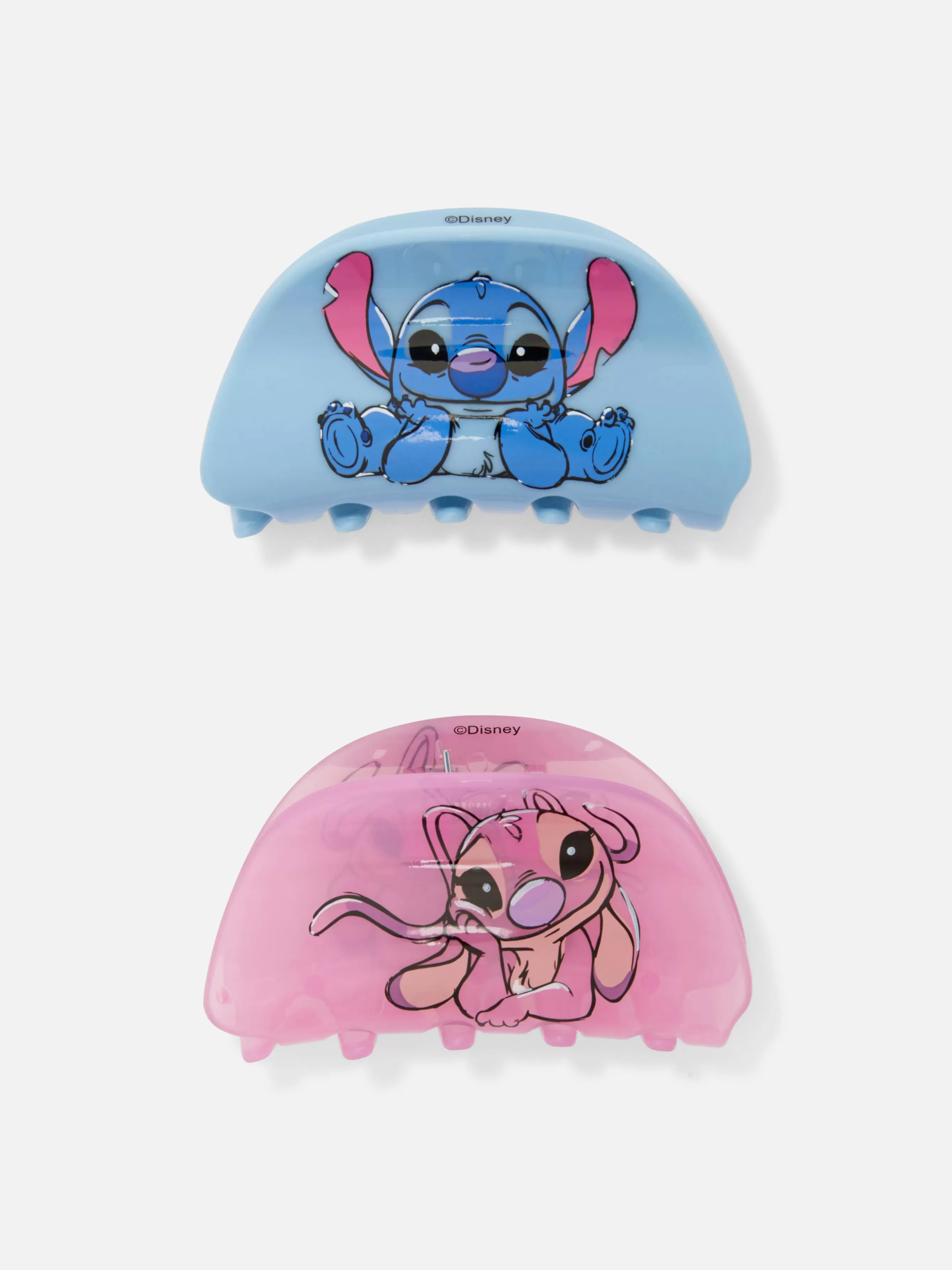 Fashion Primark Lot De 2 Pinces à Cheveux Disney Lilo & Stitch Bleu