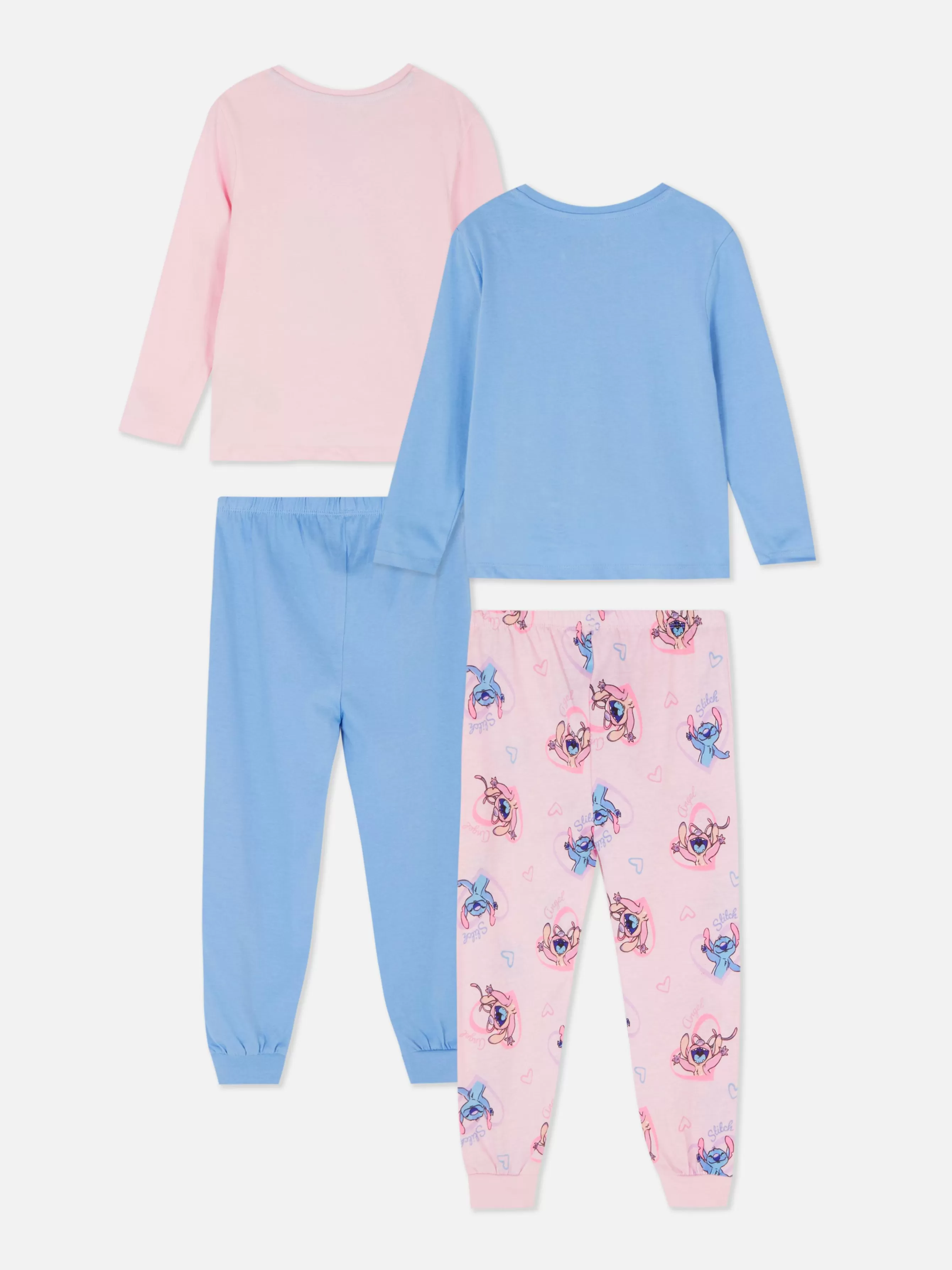 Cheap Primark Lot De 2 Pyjamas Longs Disney Stitch & Angel Multicolore