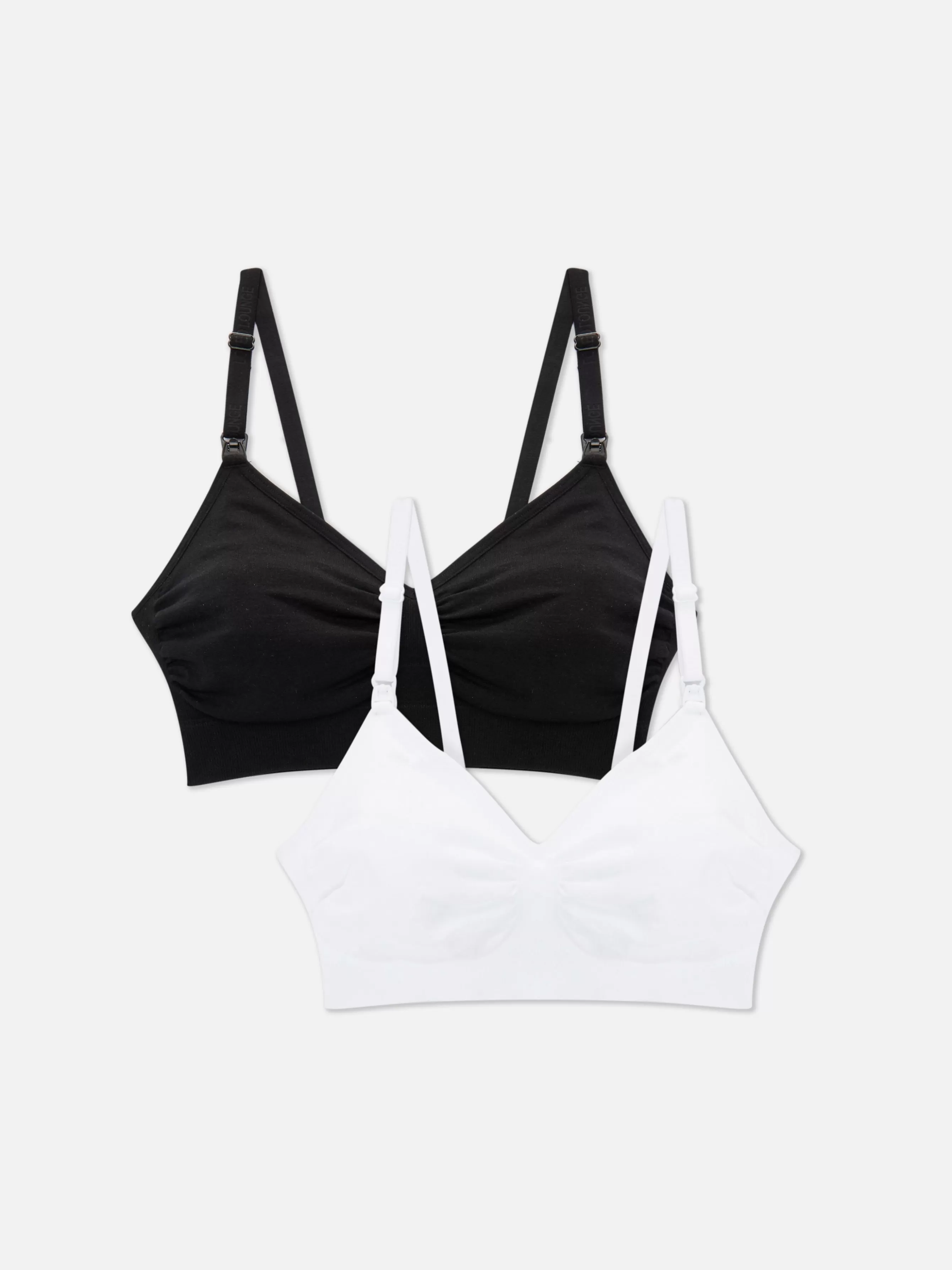 Store Primark Lot De 2 Soutiens-gorge D'allaitement Sans Couture Ni Armature Noir