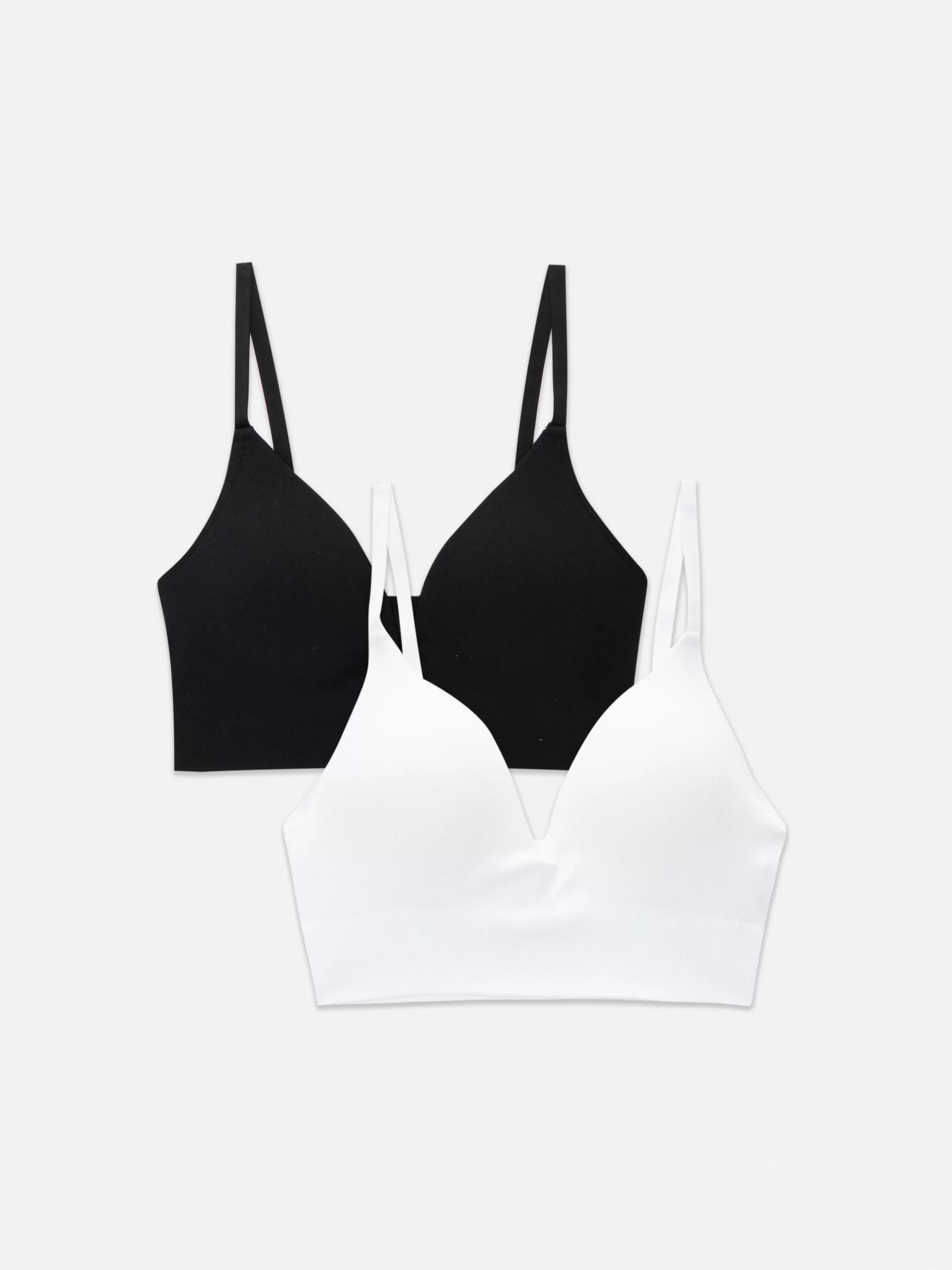 Best Primark Lot De 2 Soutiens-gorge Push-up Sans Coutures Noir